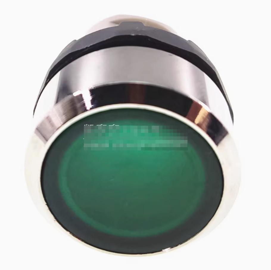 flat head self-resetting flat button with lamp holder MP1-21L Blue