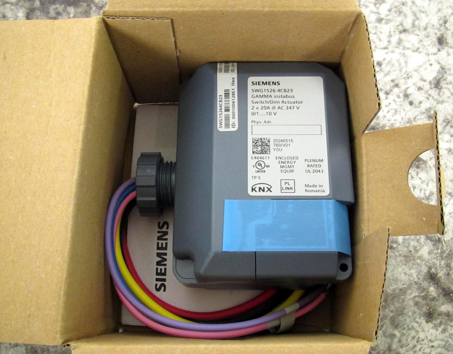 5WG1526-4CB23 JB 526C23 GAMMA Instabus Switch Dimming Actuator