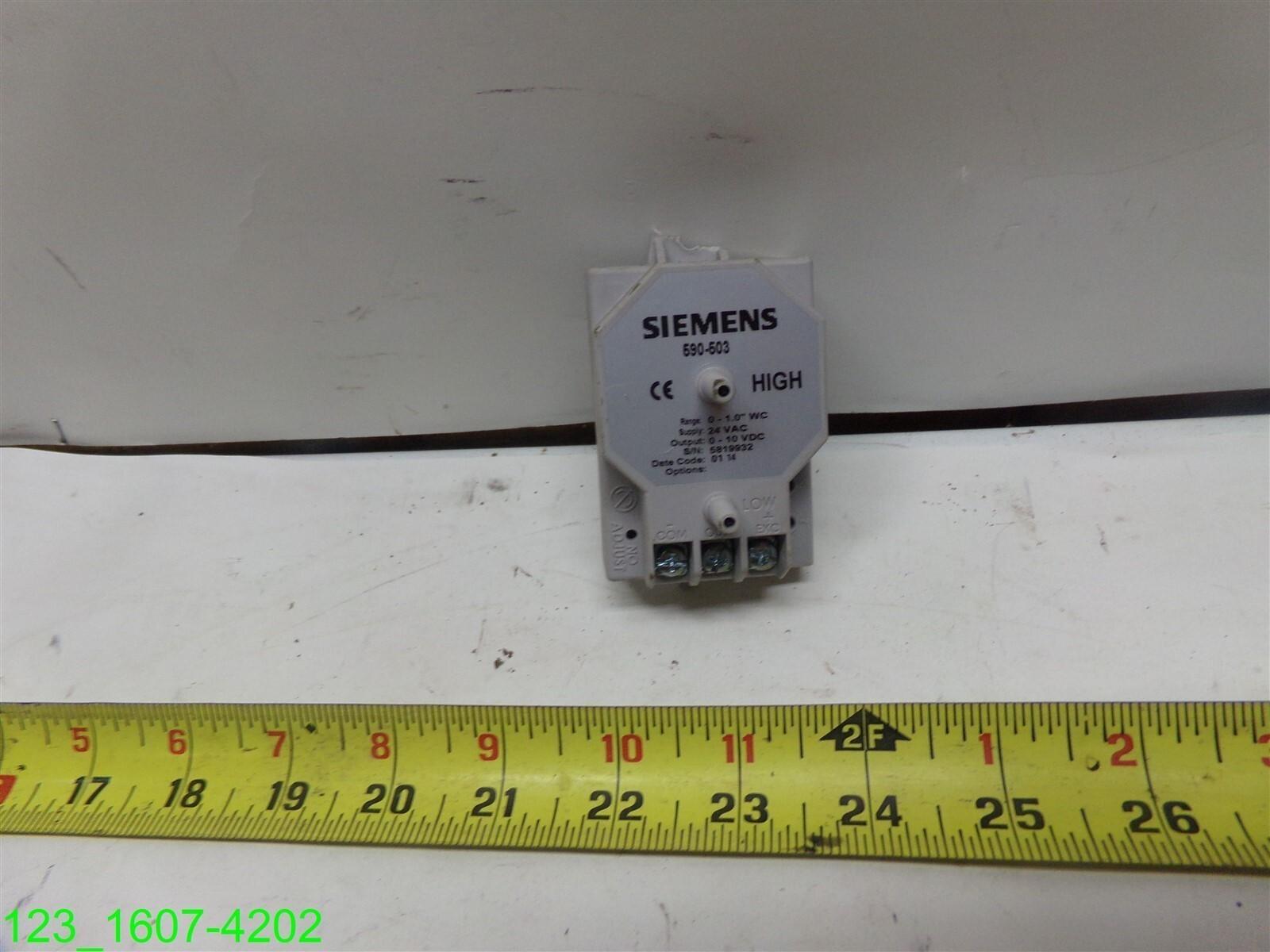 Differential Pressure Sensor 590-503 0-1" WC bolt brackets broken)