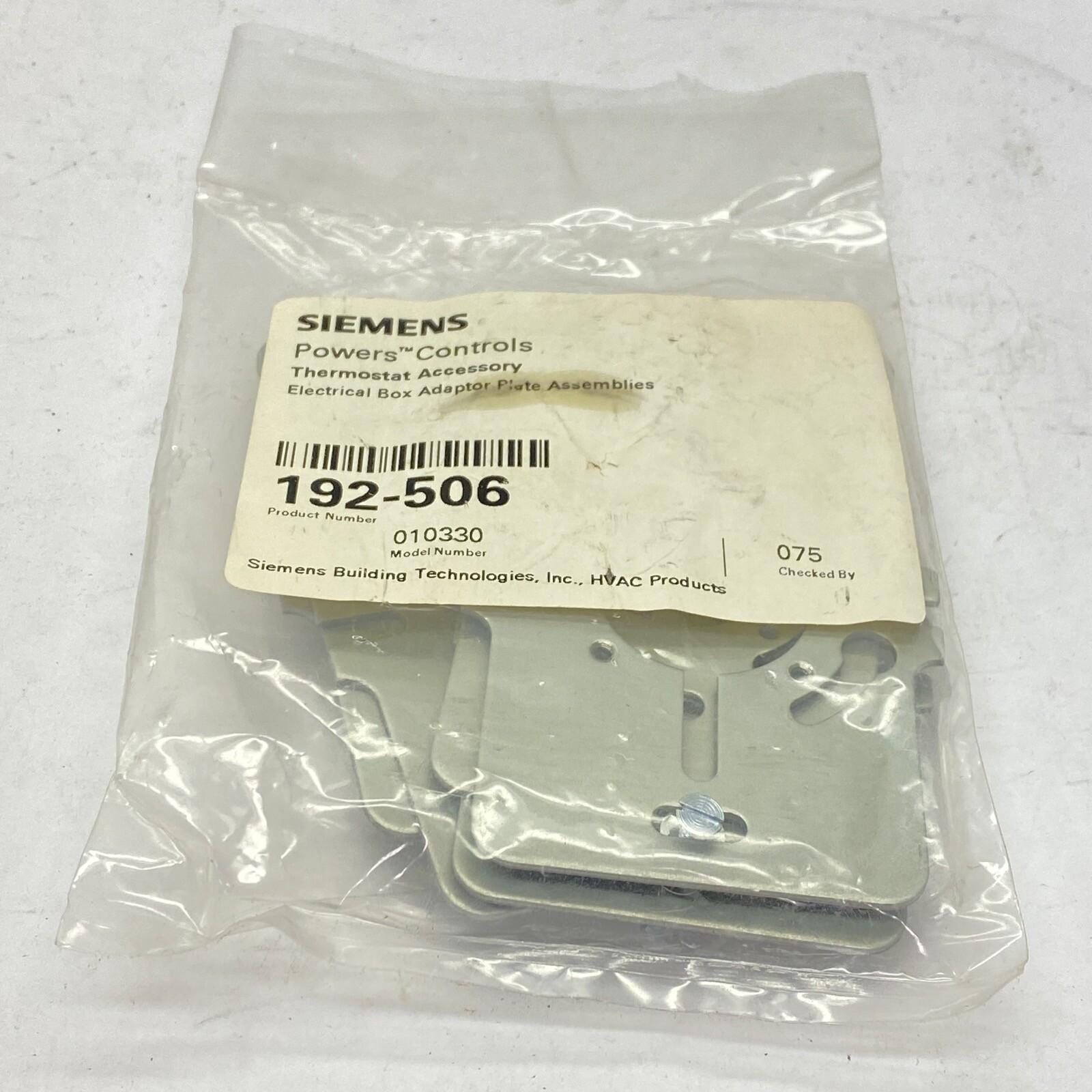 NIB PACK Power Controls Thermostat Electrical Box Adaper Plate 192-506