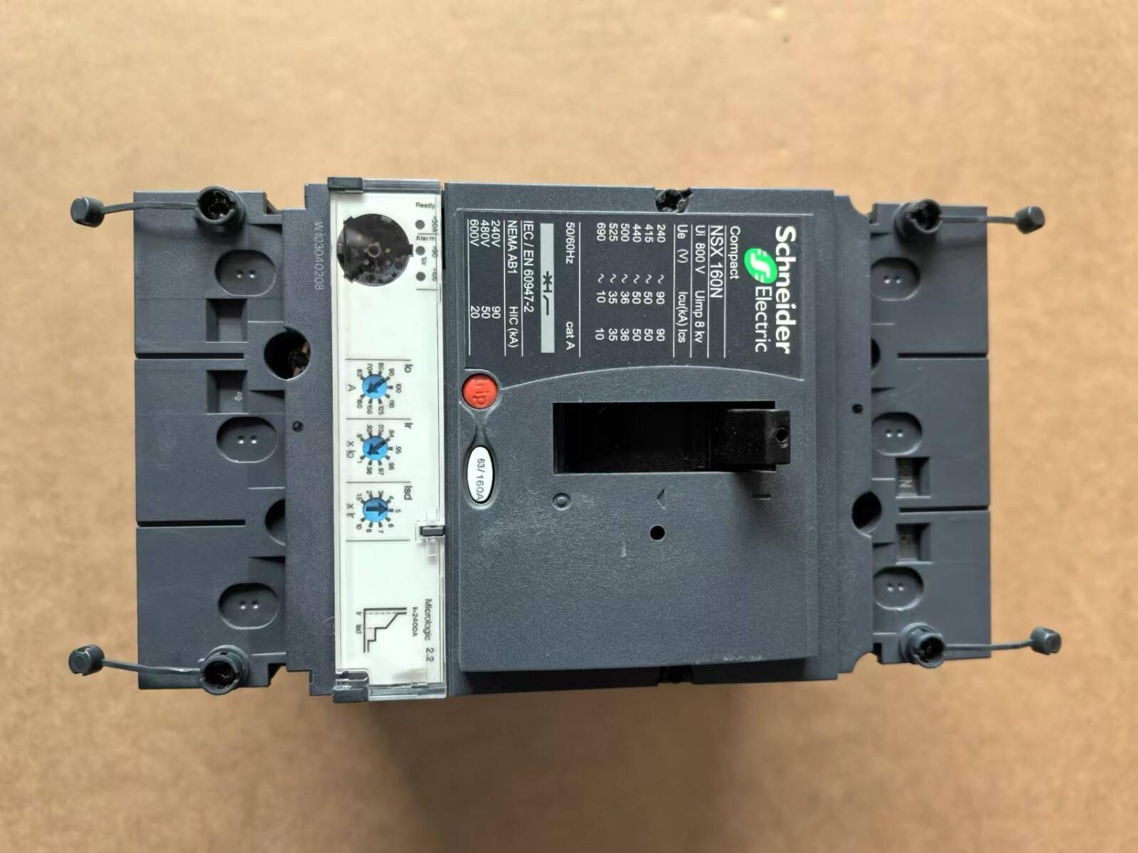 LV430775 Molded Case Circuit Breaker Compact NSX160N Mic2.2 160A 3P3D