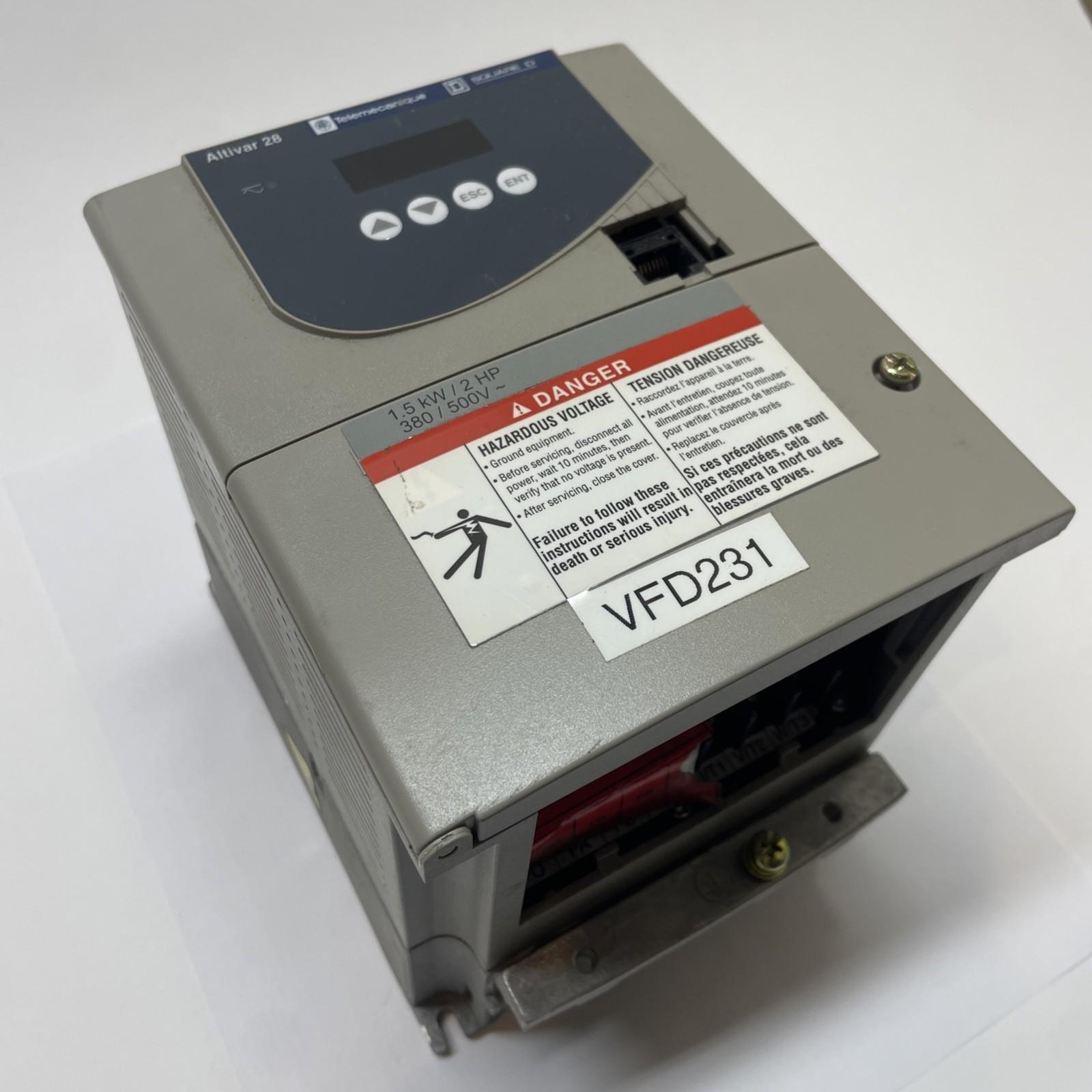 ATV28HU29N4 Altivar 28 1.5 kW 400-500 VAC Speed Drive