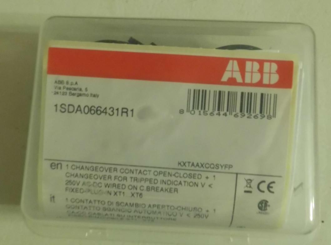 KXTAAXCQSYFP BREAKER AUXILLARY CONTACT 1SDA066431R1