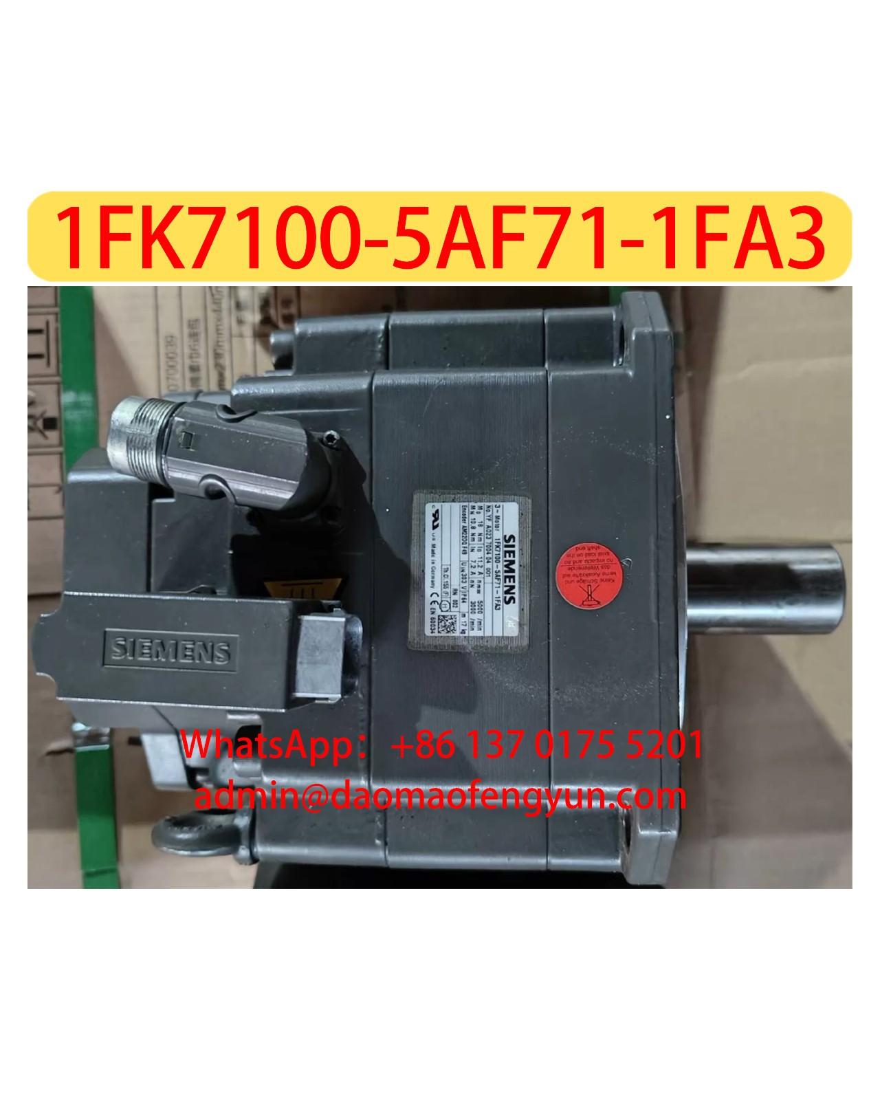 1FK7100-5AF71-1FA3 Motor Genuine Original Product，DHL/FedEx/UPS