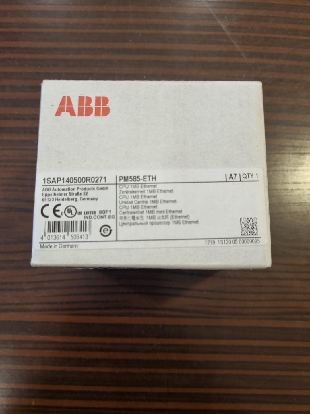 PM 585 PM585-ETH 1SAP140500R0271, CPU MB ETHERNET