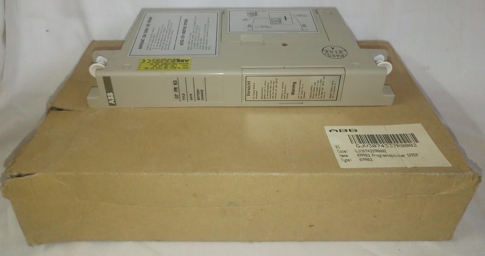 07PR63R2 GJV3074337R2 PROGRAM MEMORY EPROM MODULE)
