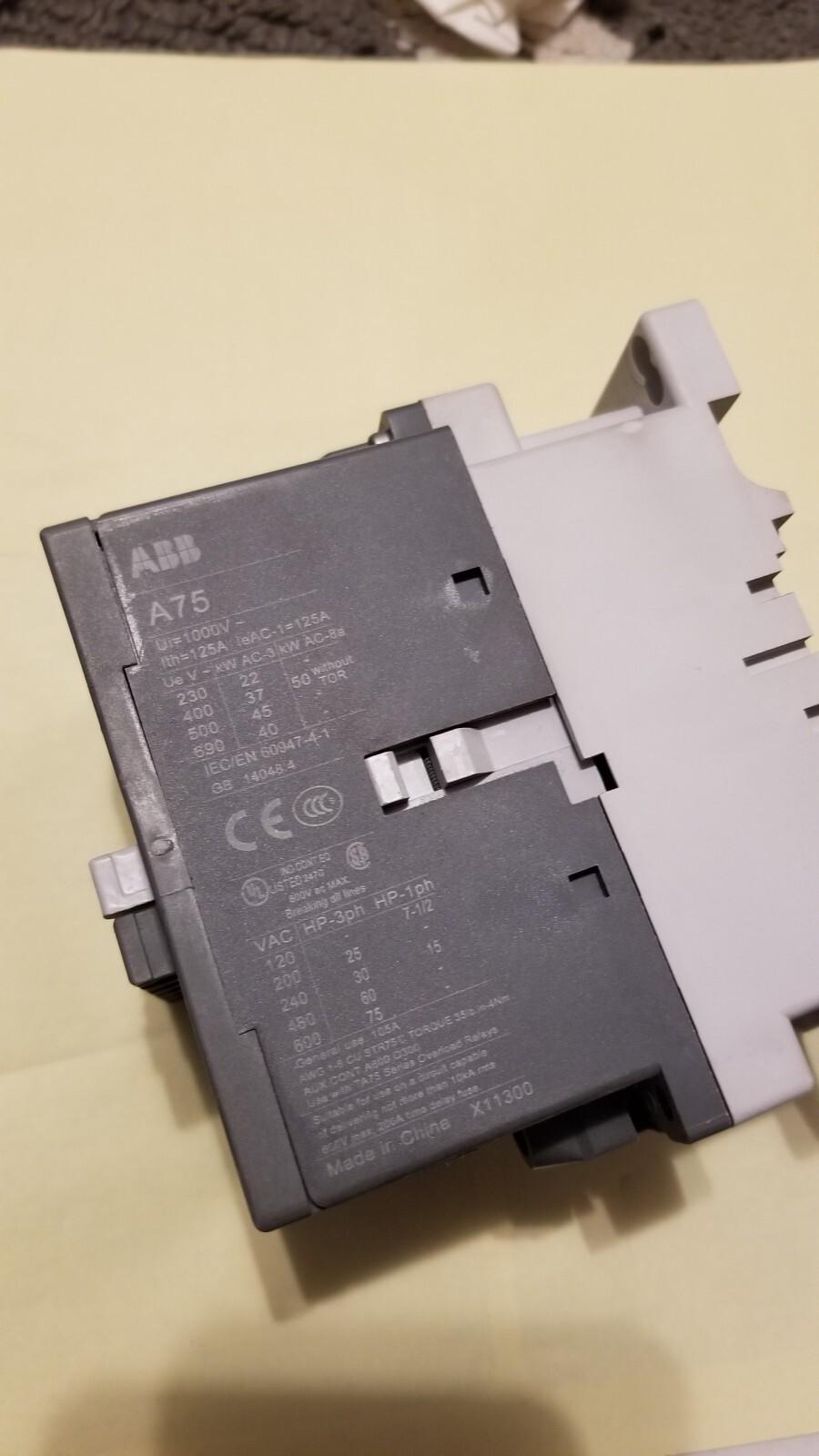 A75-30-00-81 SERIES A, AC IEC CONTACTOR