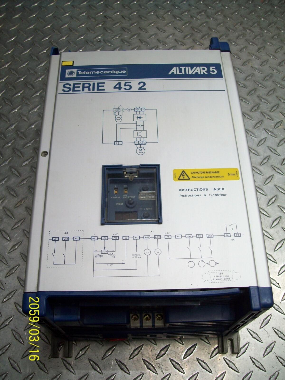 ATV452U15N ALTIVAR 2HP DRIVE SERIE 452 see description)