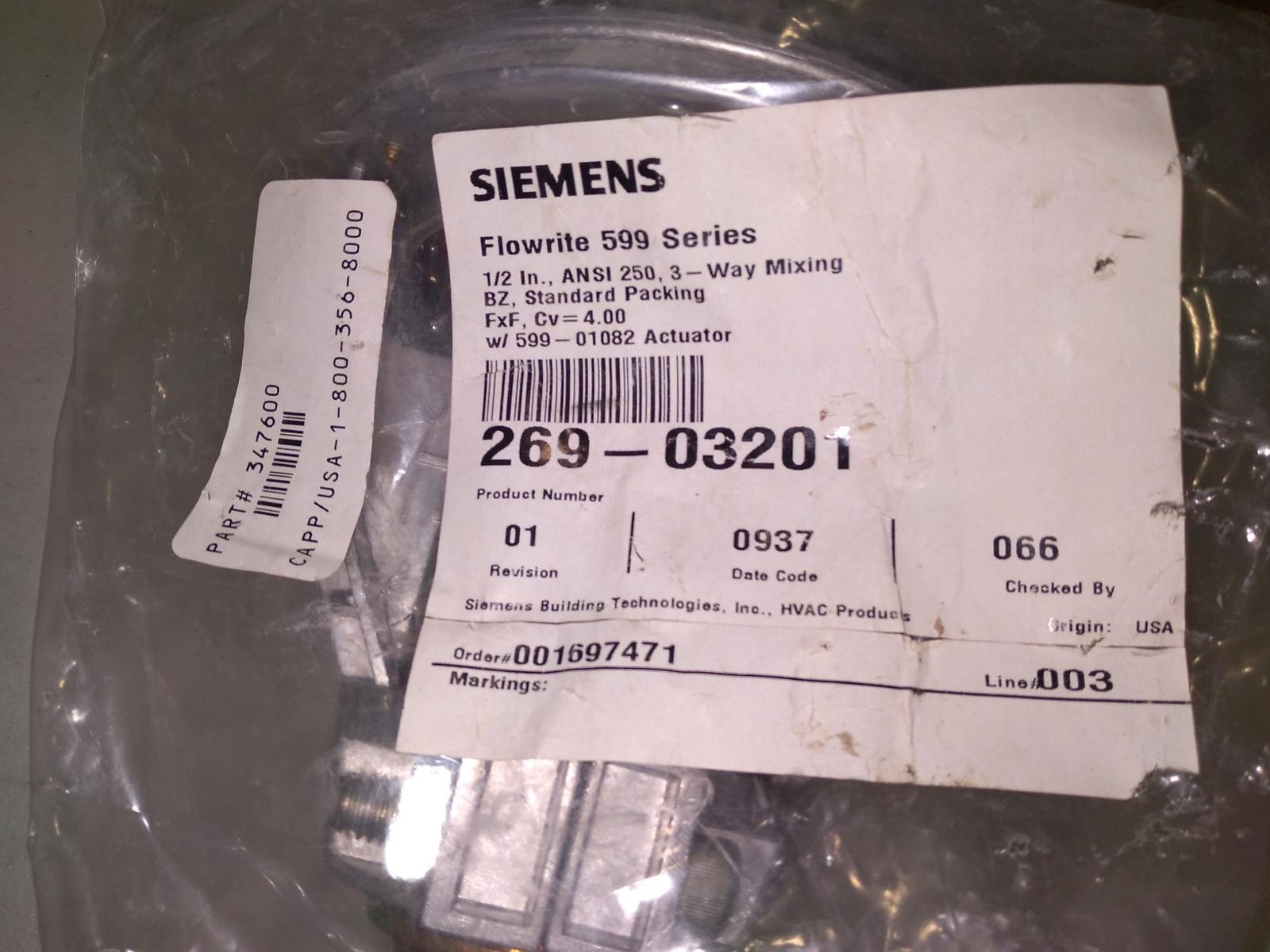 269-03201 1/2IN. 250ANSI 3WAY 4.00CV 347600 599-03201 010924