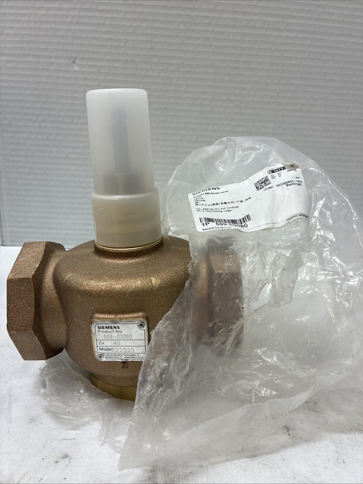 FLOWRITE 599 SERIES CONTROL VALVE 599-03080