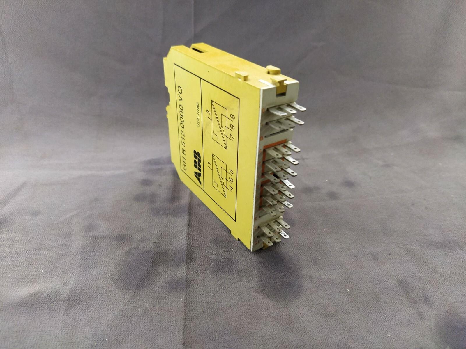 GH 512 0000 VO Relay Output Unit R51 VDE 0160 GHR5120000VO
