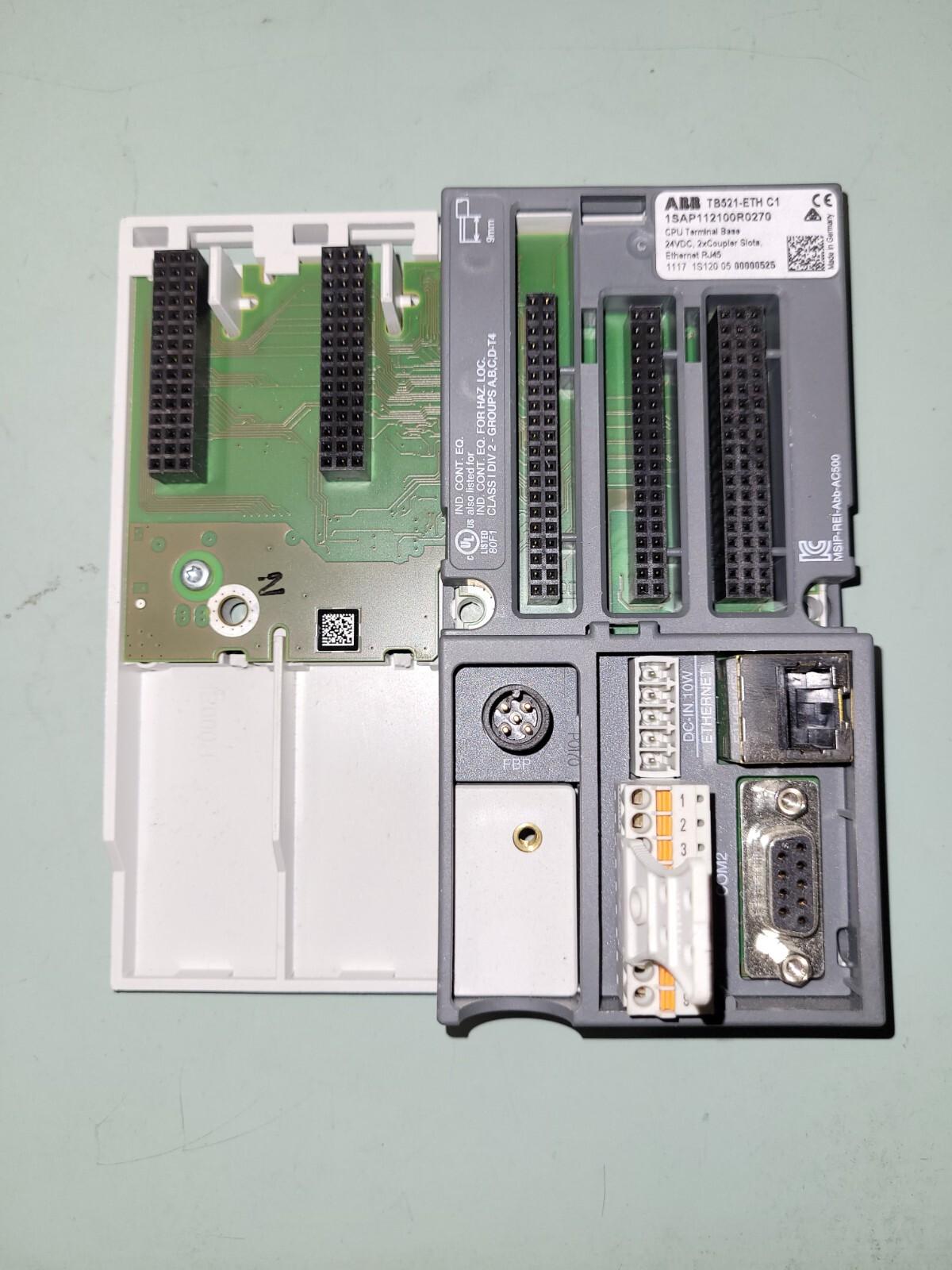 TB521-ETH CPU TERMINAL BASE 1SAP112100R0270 24VDC