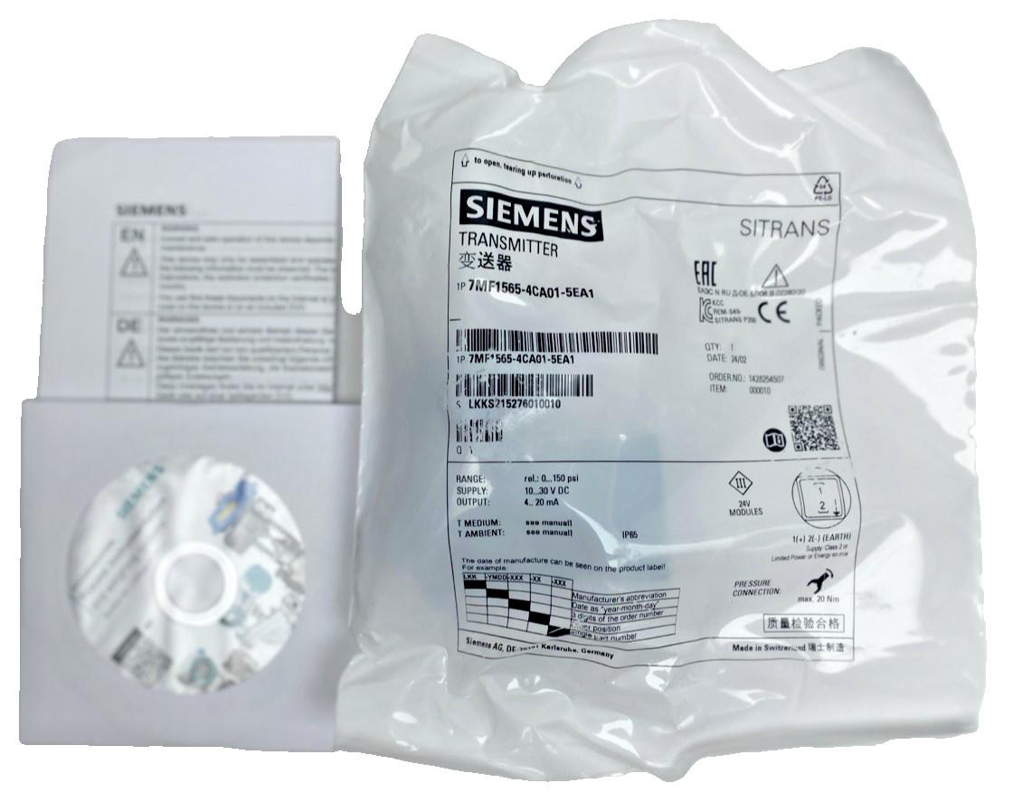 7MF1565-4CA10-5EA1 Building Technology Sensor, Transmitter