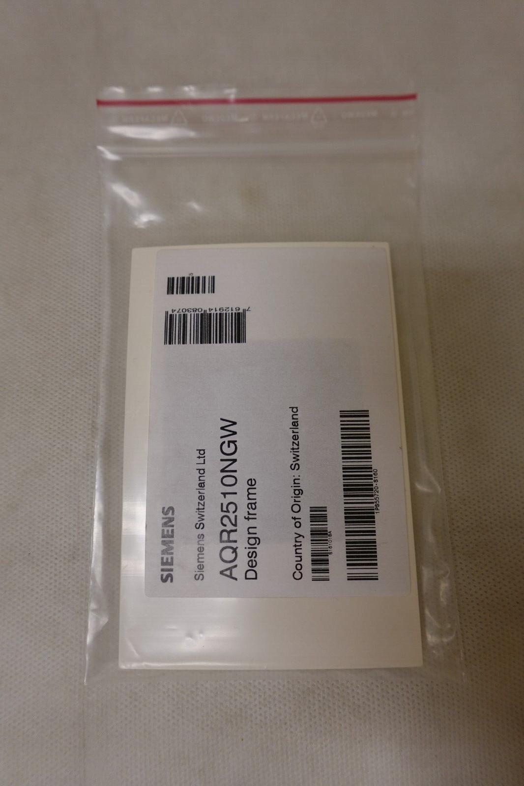 HVAC Sensor Design Frame AQR2510NGW White NOS