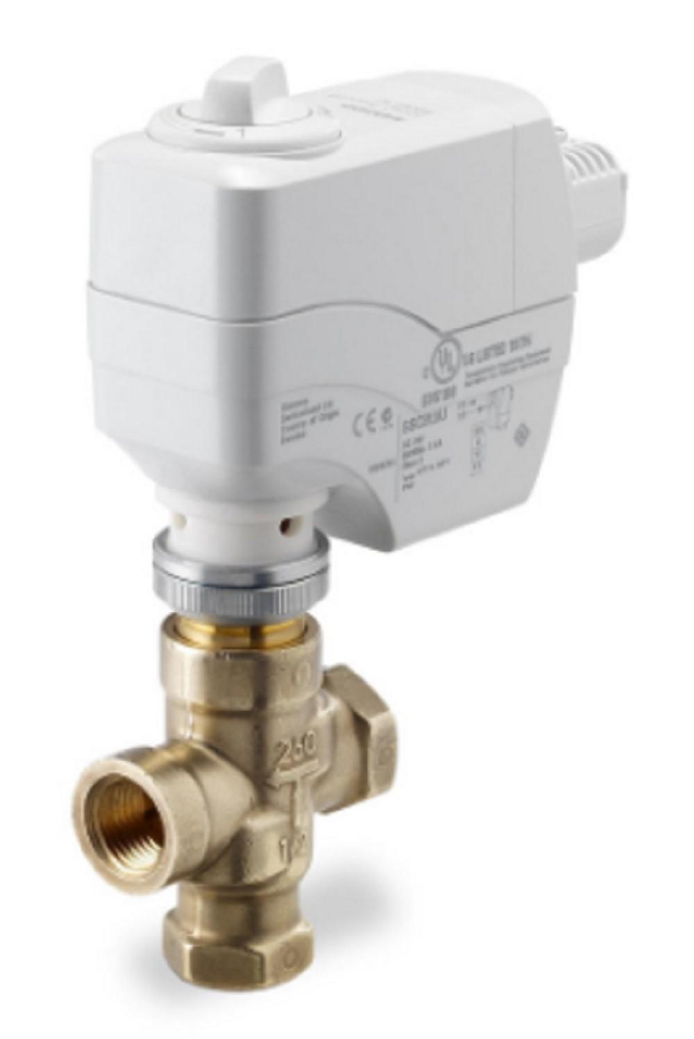 259-02073 3-Way 1/2" Terminal Unit Valve, Cv 0.63, Mixing, Linear,