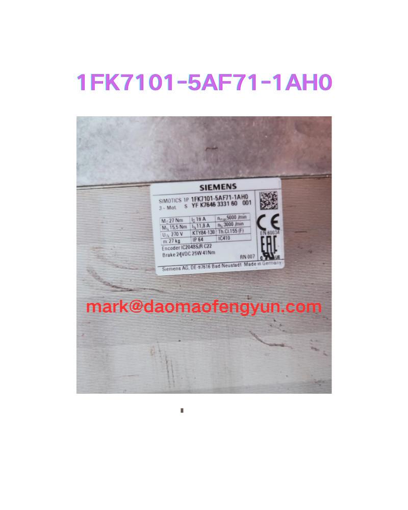 1FK7101-5AF71-1AH0 Second hand motor test OK,