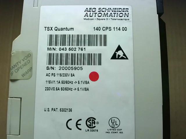 140 CPS 114 00 Power Supply Module 115/230VA