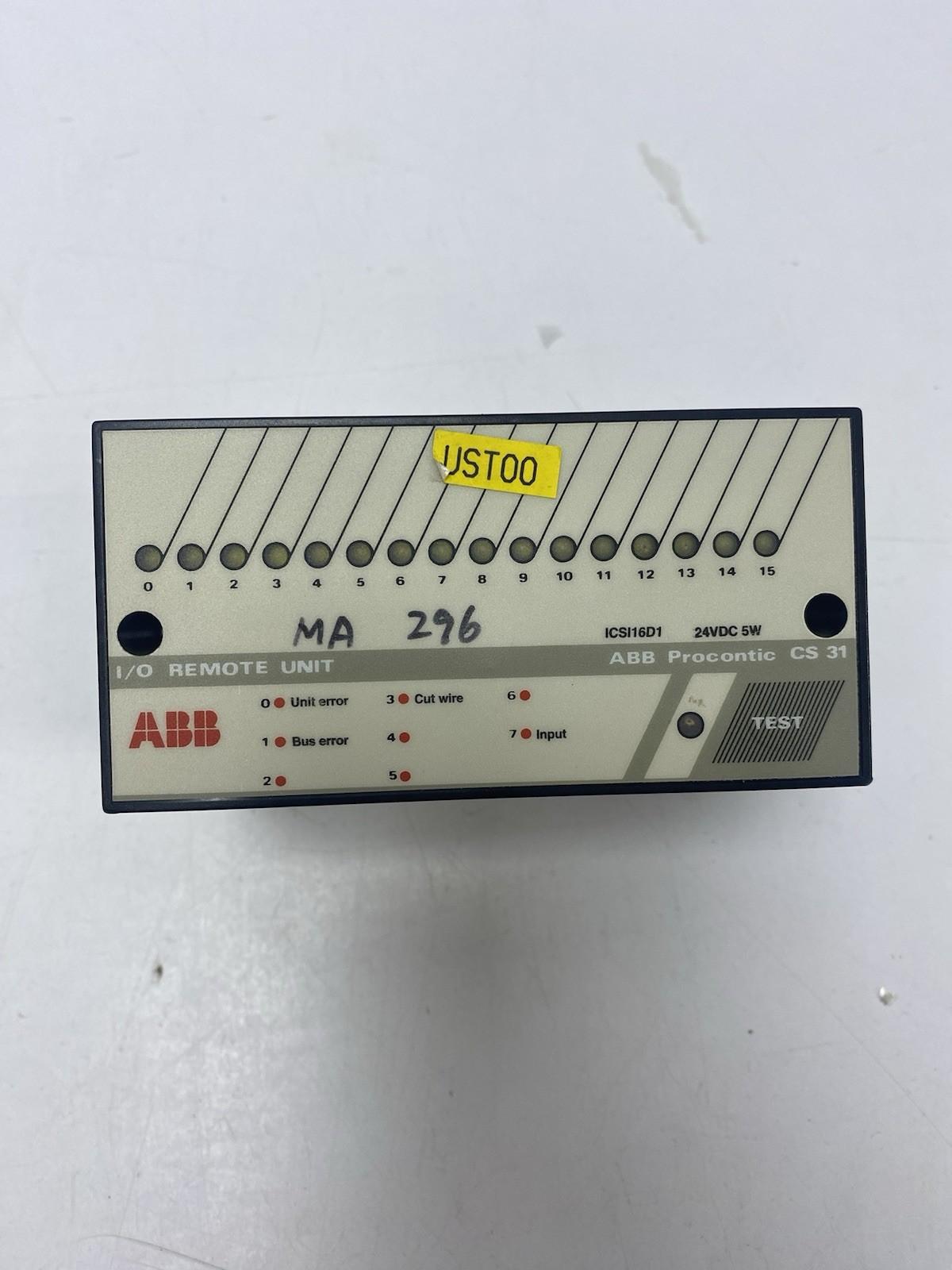 PROCONTIC CS 31 I/O REMOTE UNIT ICSI16D1