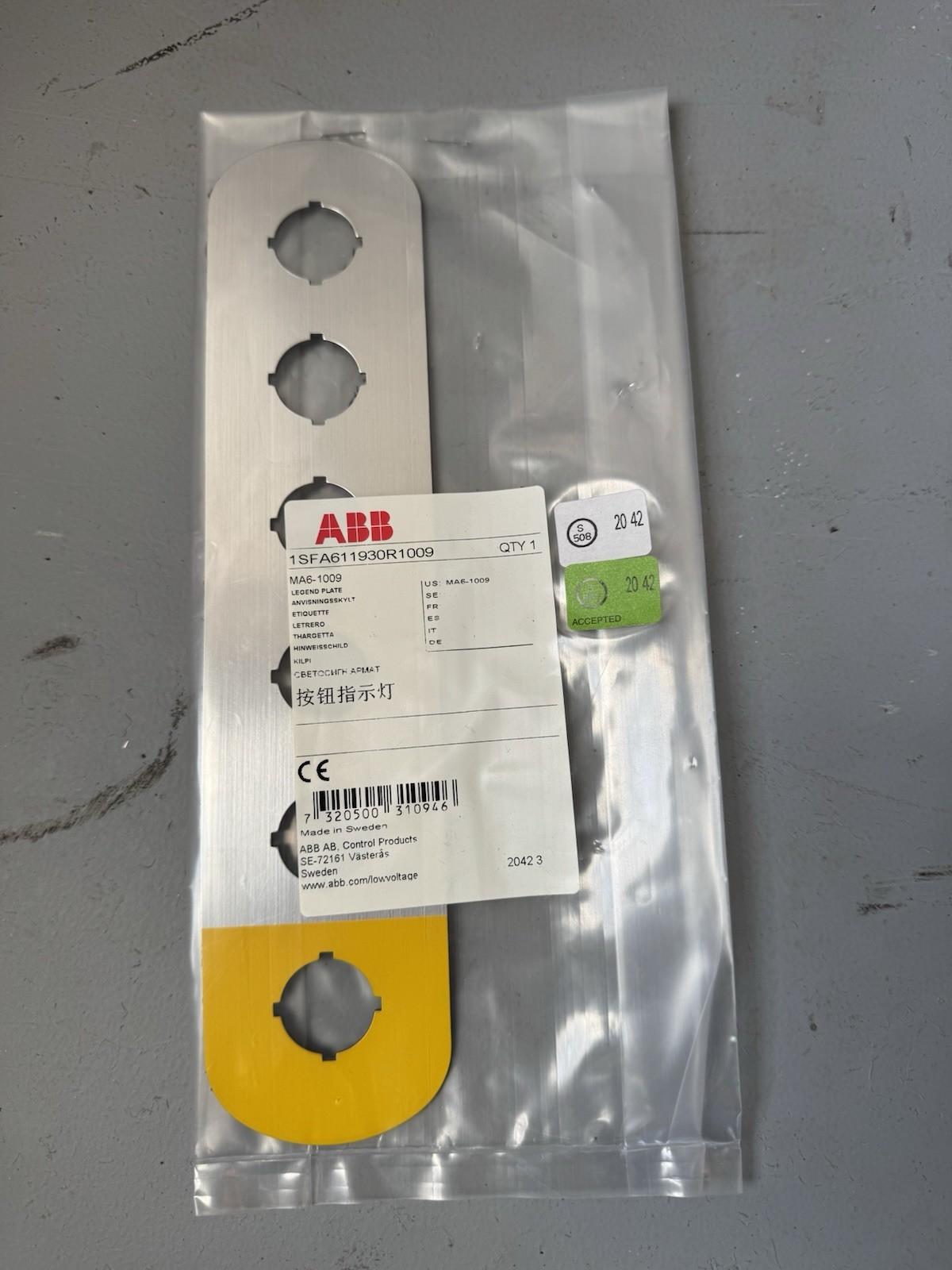seat legend panel MA6-1009
