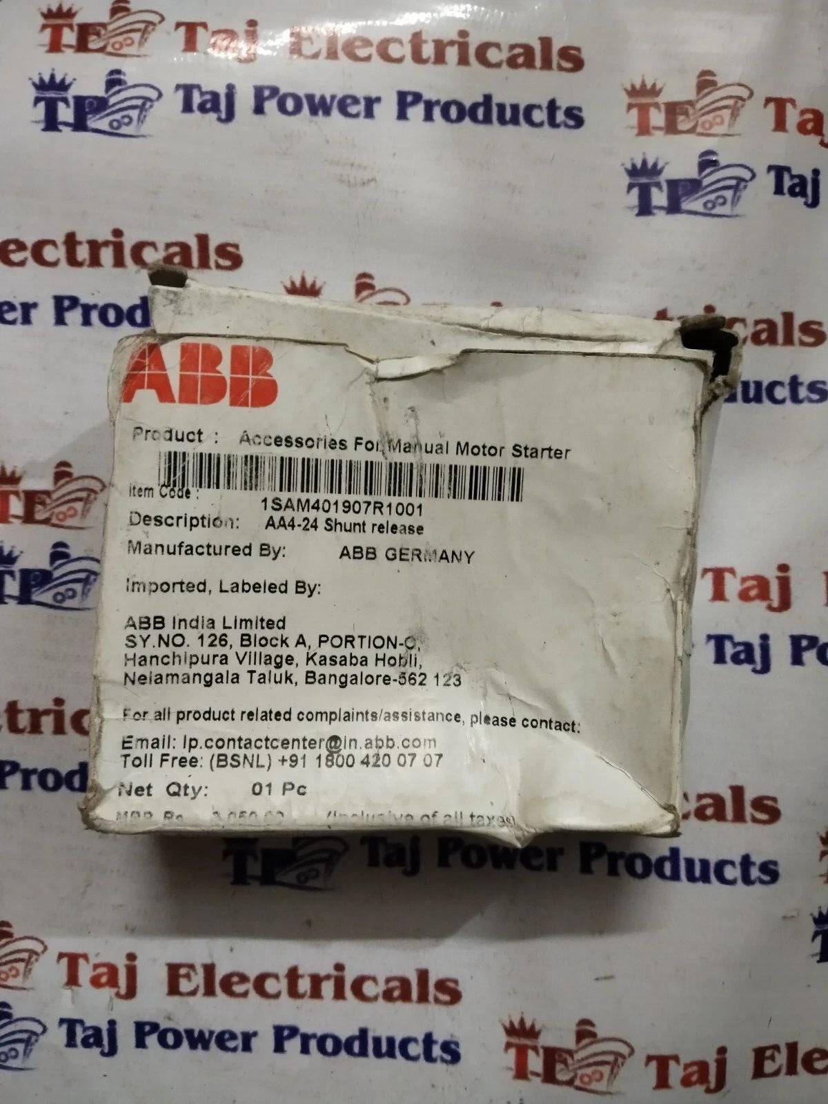 1SAM401907R1001 AA4-24 SHUNT RELEASE SUPERIOR QUALITY WORLDWIDE