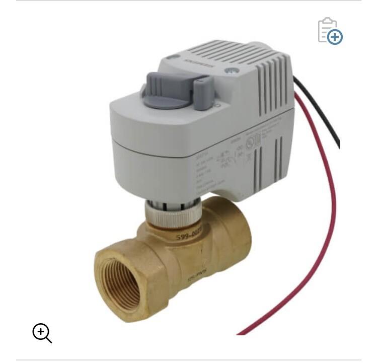 599-00213) 1” Threaded Electric Zone Valve Body W/ SFA714) Actuator.