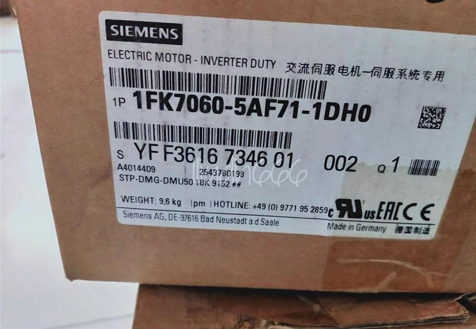 ONE SERVO MOTOR 1FK7060-5AF71-1DH0 or