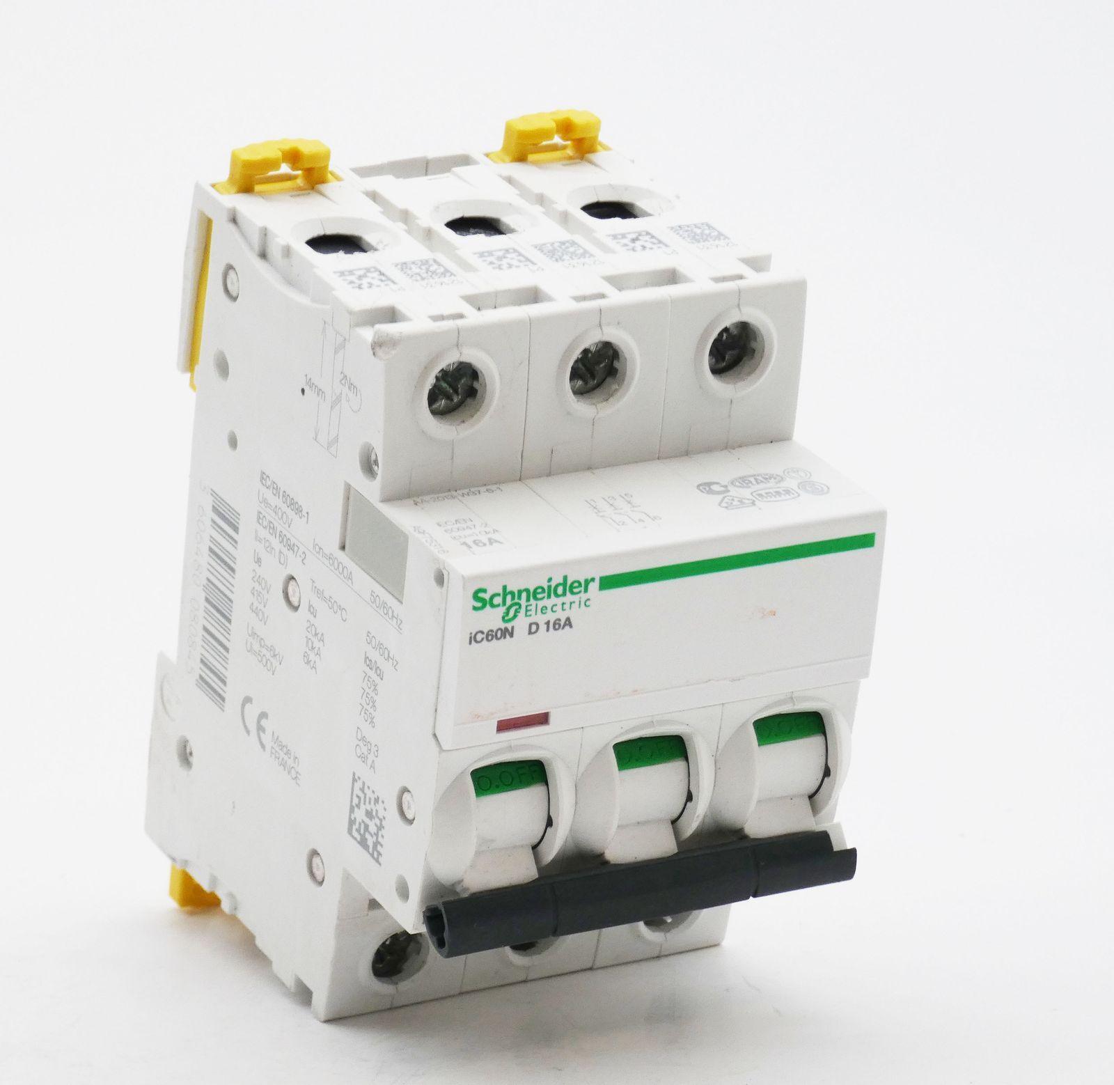 iC60N 16A A9F75316 Circuit Breaker Attn-