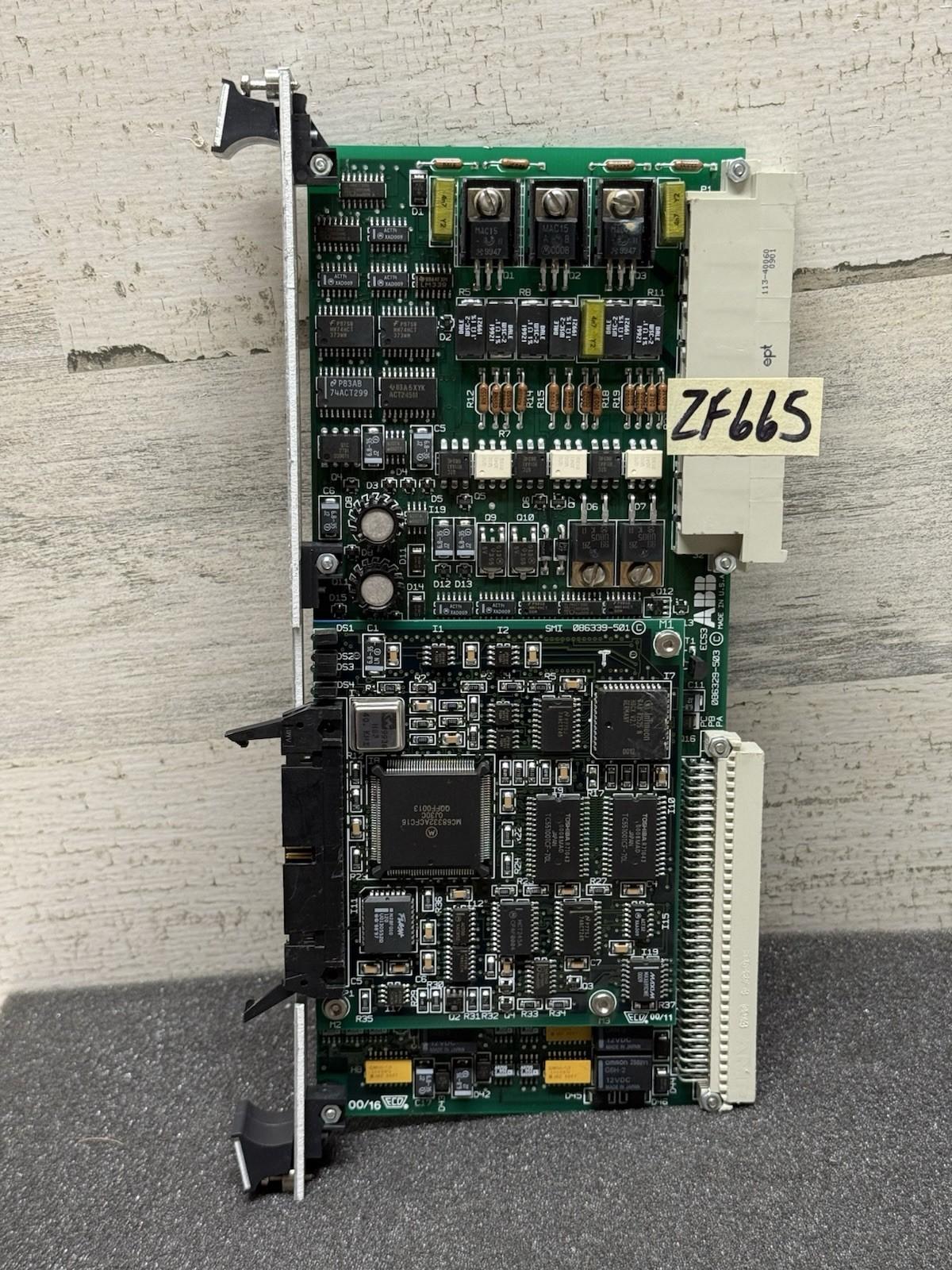 086329-004 CONTROL MODULE CARD W/ 086329-503 CIRCUIT BOARD