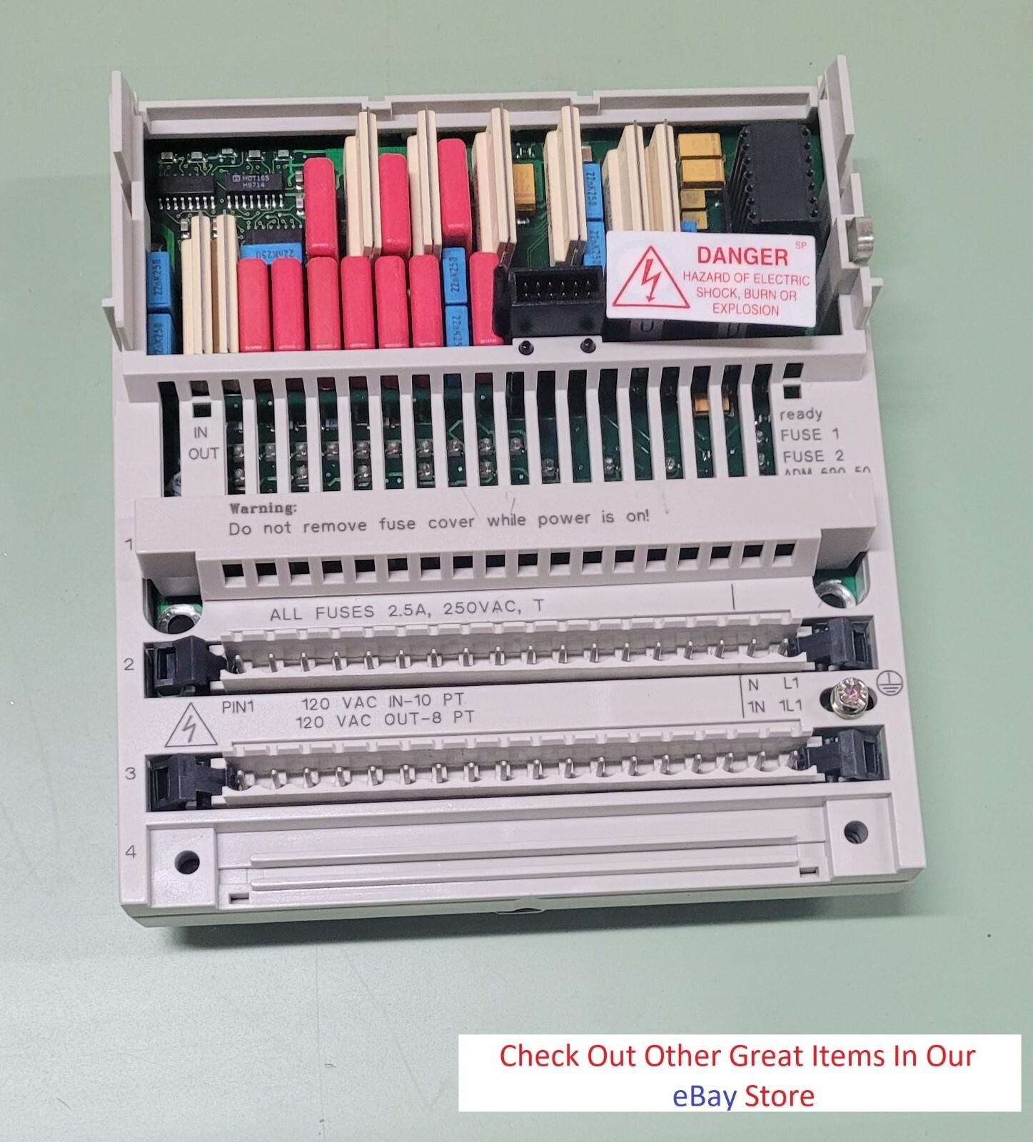 TSX MOMENTUM 170ADM69050 I/O BASE, 10PT IN, 8PT OUT, 120 VAC