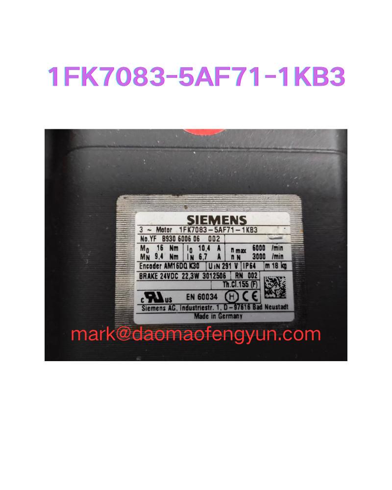 1FK7083-5AF71-1KB3 motor test OK,