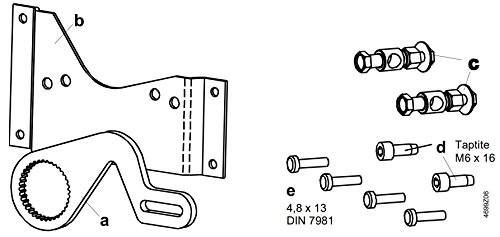 ASK71.4 Linear Crank Arm Kit With Bracket for GCA GBB Damper Actuator
