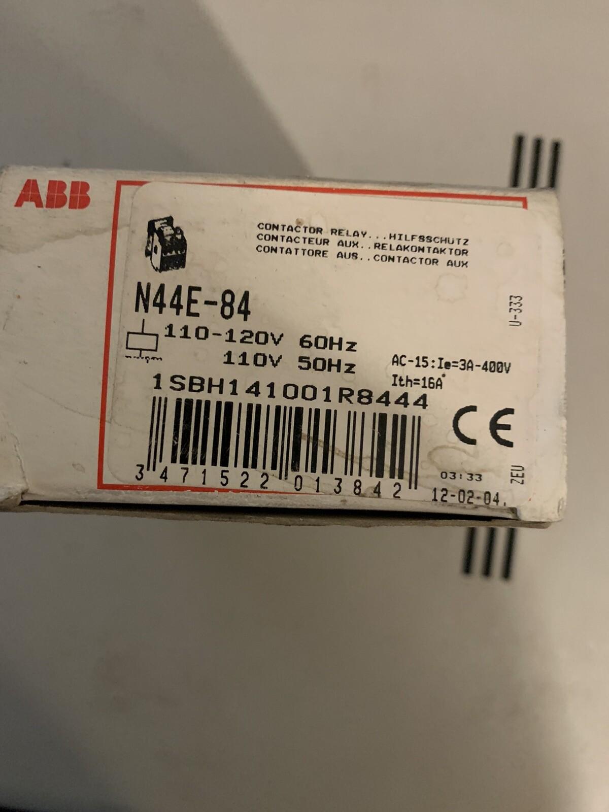 N44E-84 1SBH141001R8444 Relay