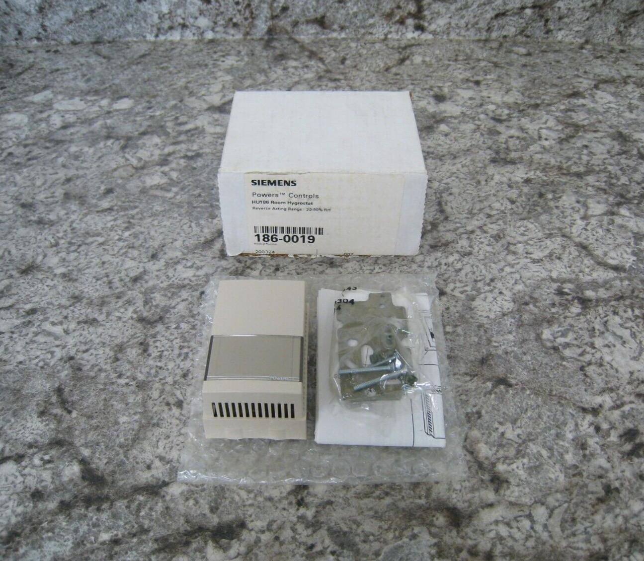 Powers 186-0019 HU186 20-90% RH Beige Pneumatic Room Hygrostat