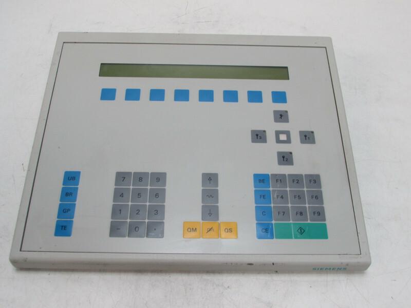 Process Control Keyboard 6DS3305-8BA 6DS3 305-8BA Excellent Condition