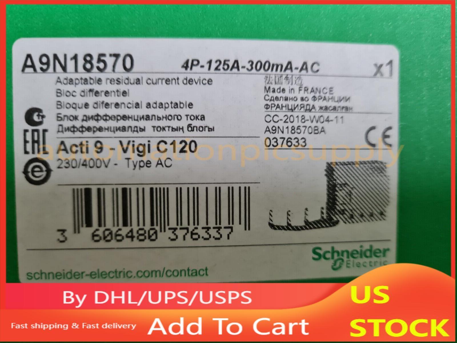 A9N18570 VIGI C120 125A 4P 300 MA AC ADAPTABLE RE