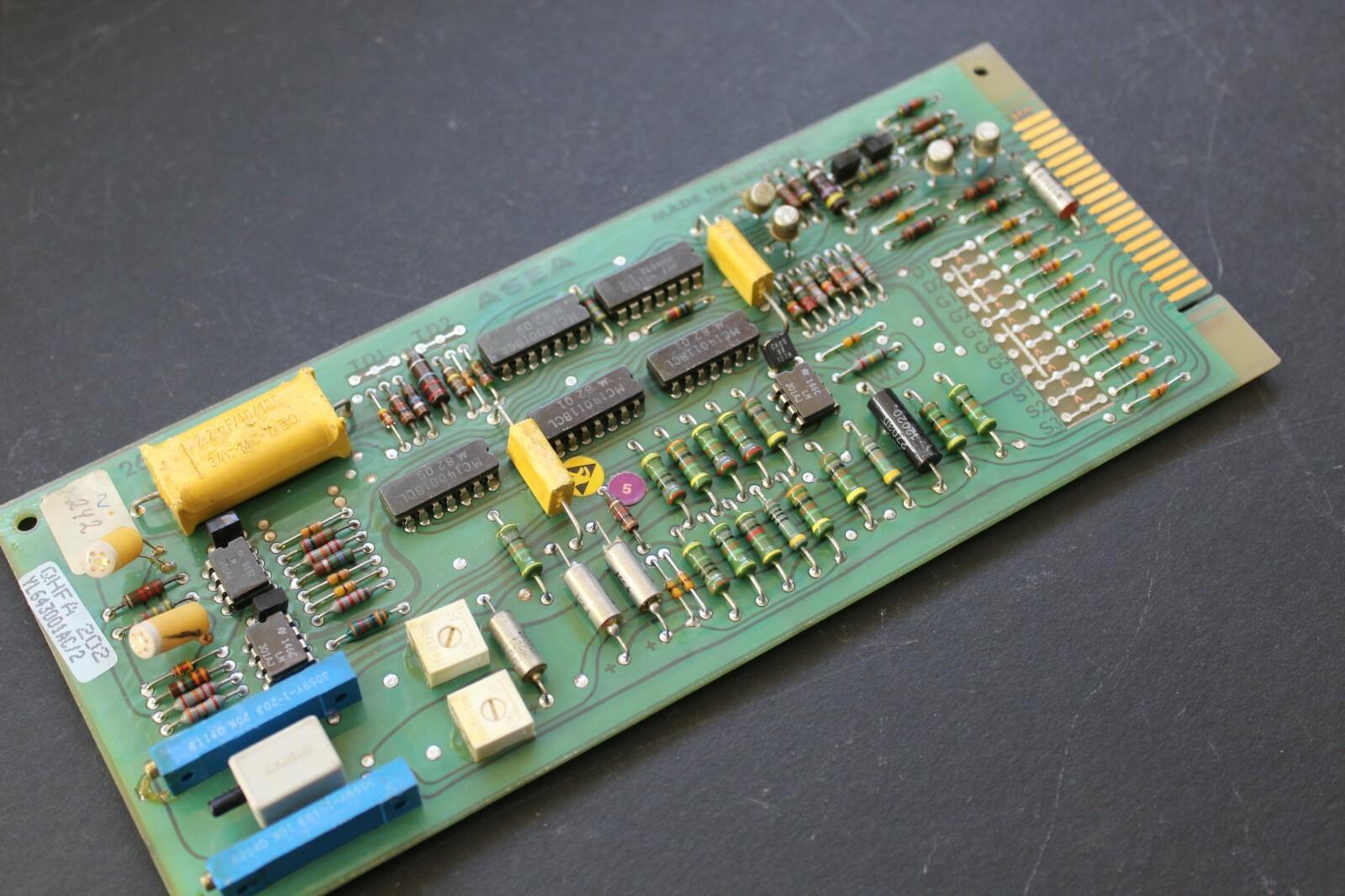 ASEA BROWN BOVERI QHFA 202 YL643001-AC/2 BOARD PT100 ADAPTATION BOARD