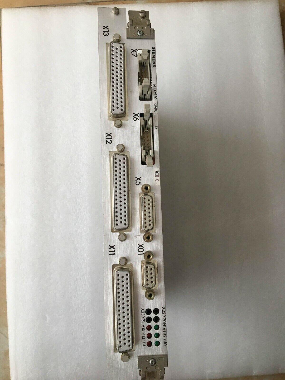 6DD2920-0AK0 SUB MODULE 6DD2920-0AK0 Via