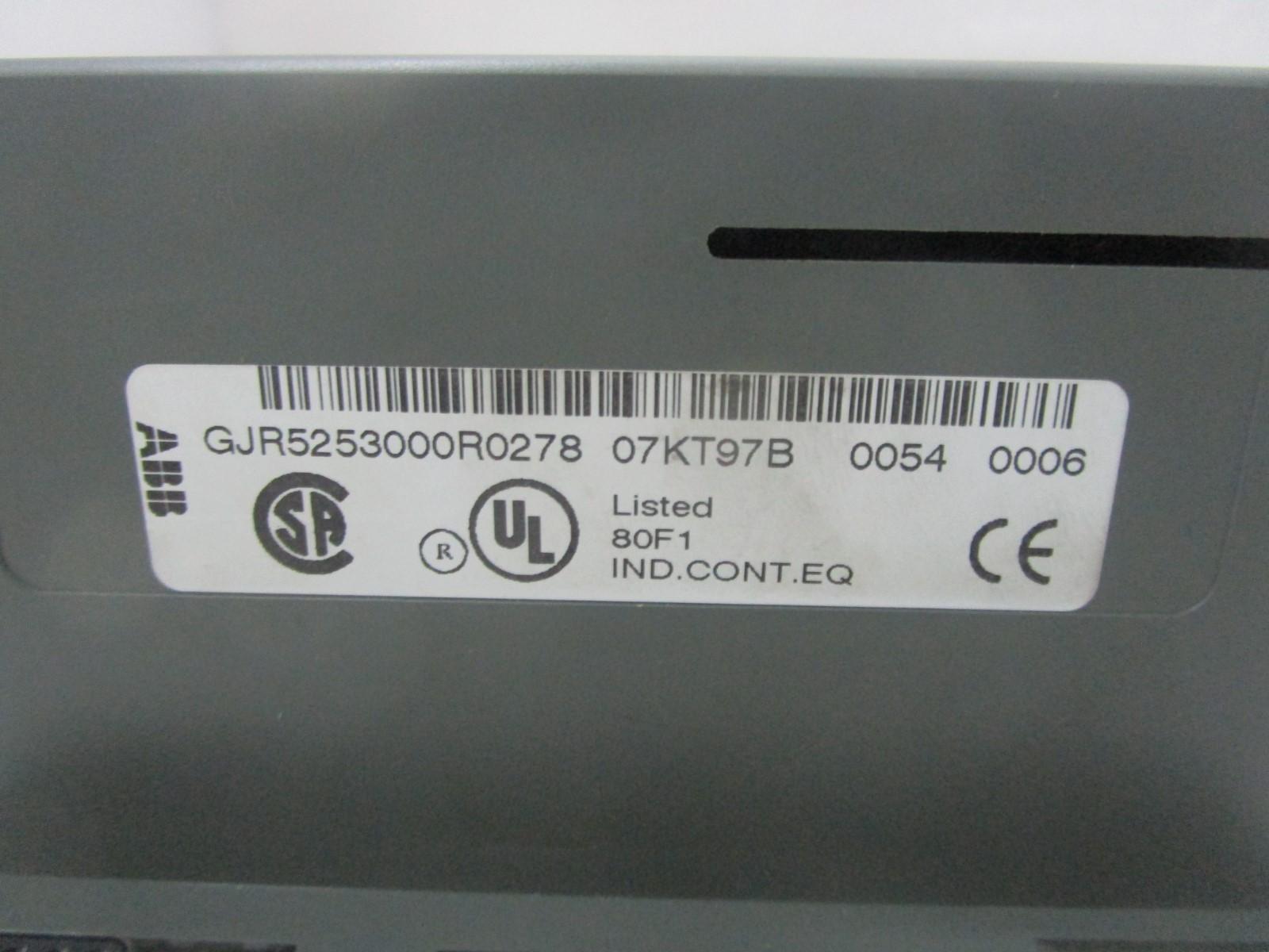 ADVANT 07KT97B GJR5253000R0278 Procontic Basic Unit