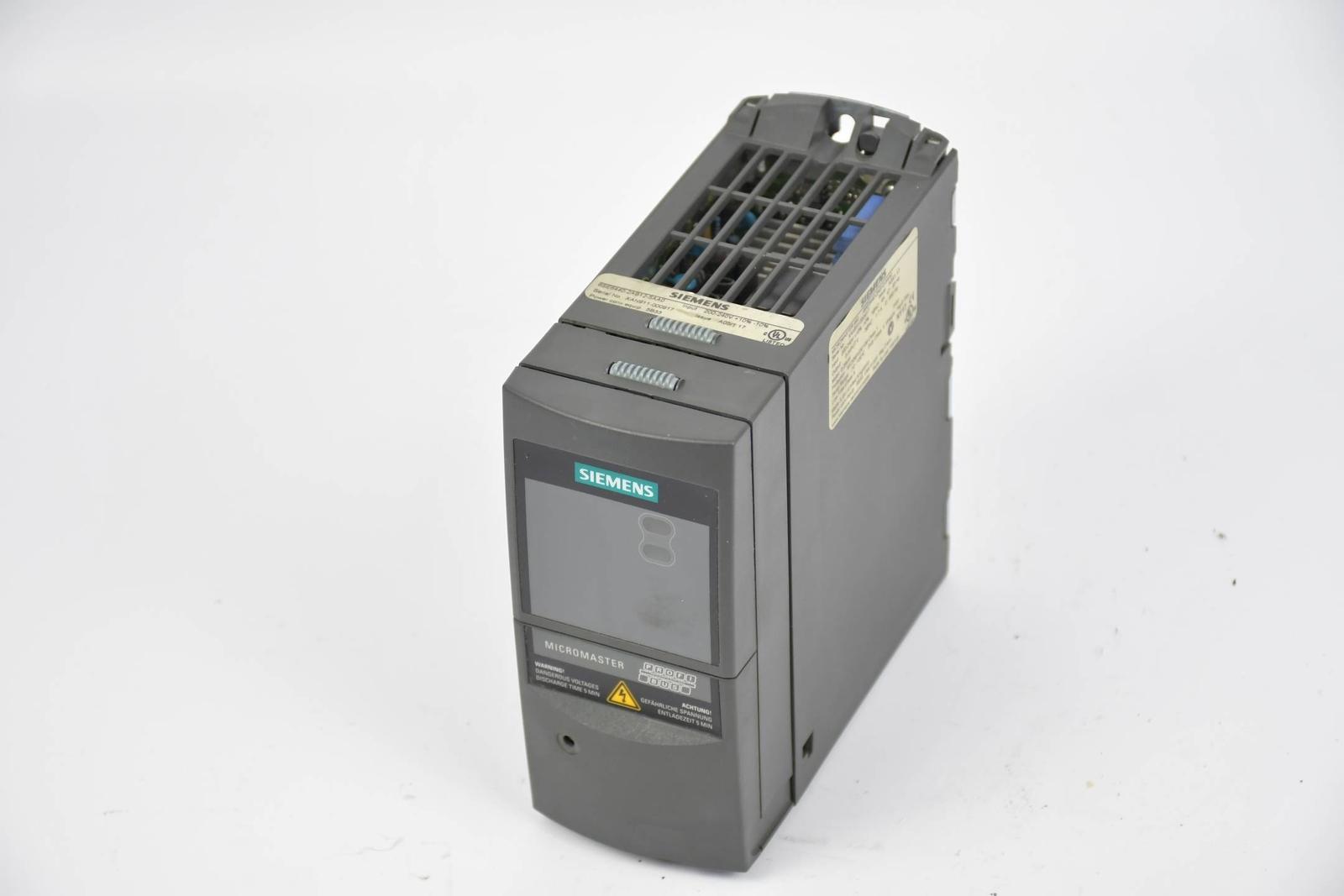 Micromaster 440 6SE6440-2AB12-5AA0 6SE6 440-2AB12-5AA0 A05/1.17
