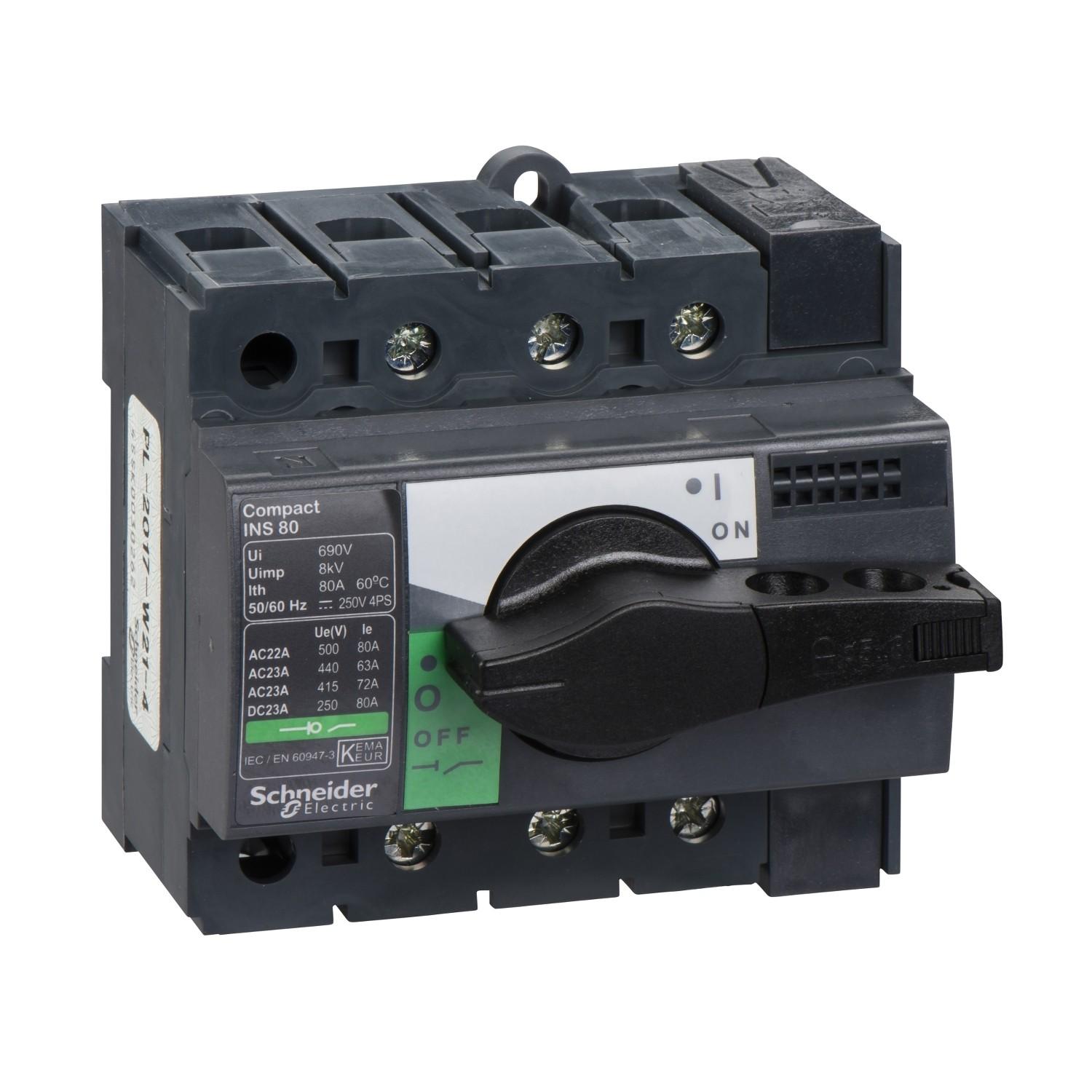 28904 ISOLATOR SW 80A 3P INS80