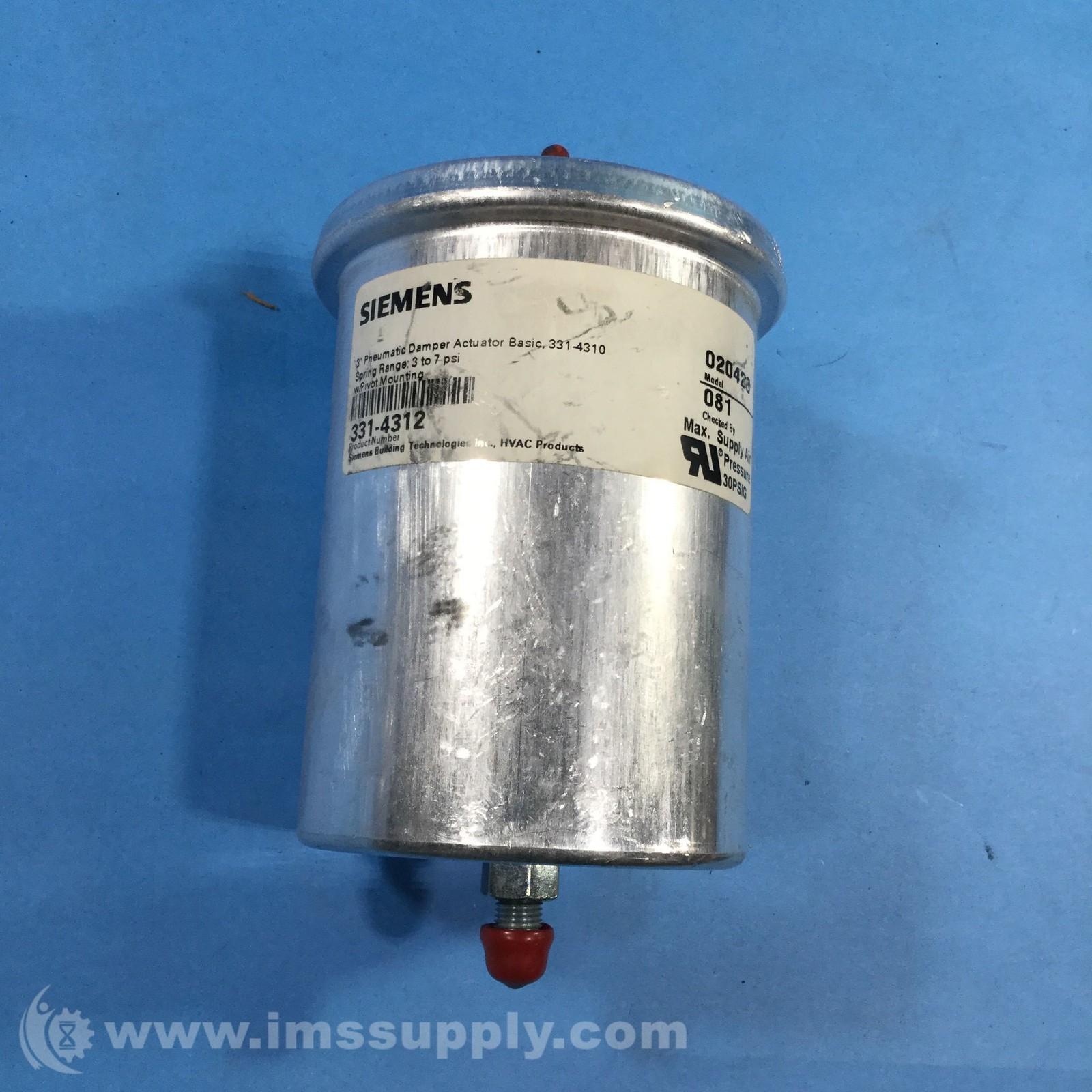 331-4312 Pneumatic Damper Actuator USIP