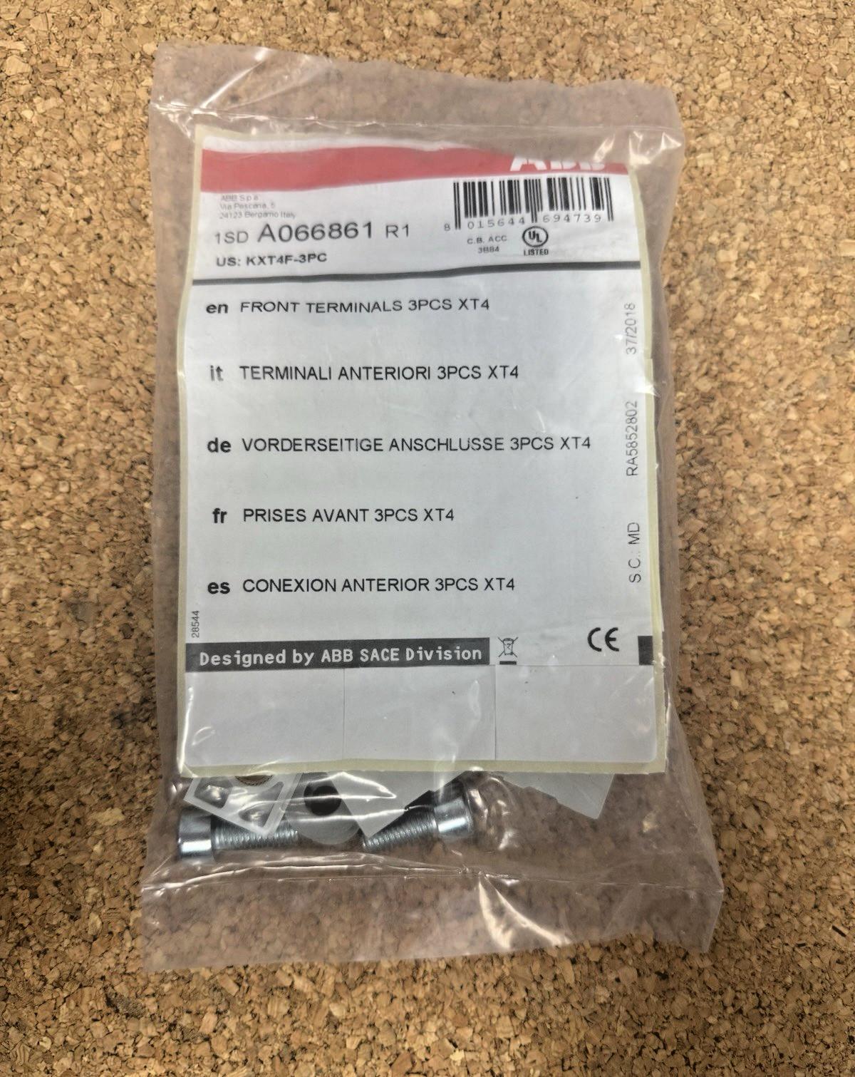 KXT4F-3PC FRONT TERMINALS SEALED IN BAG*
