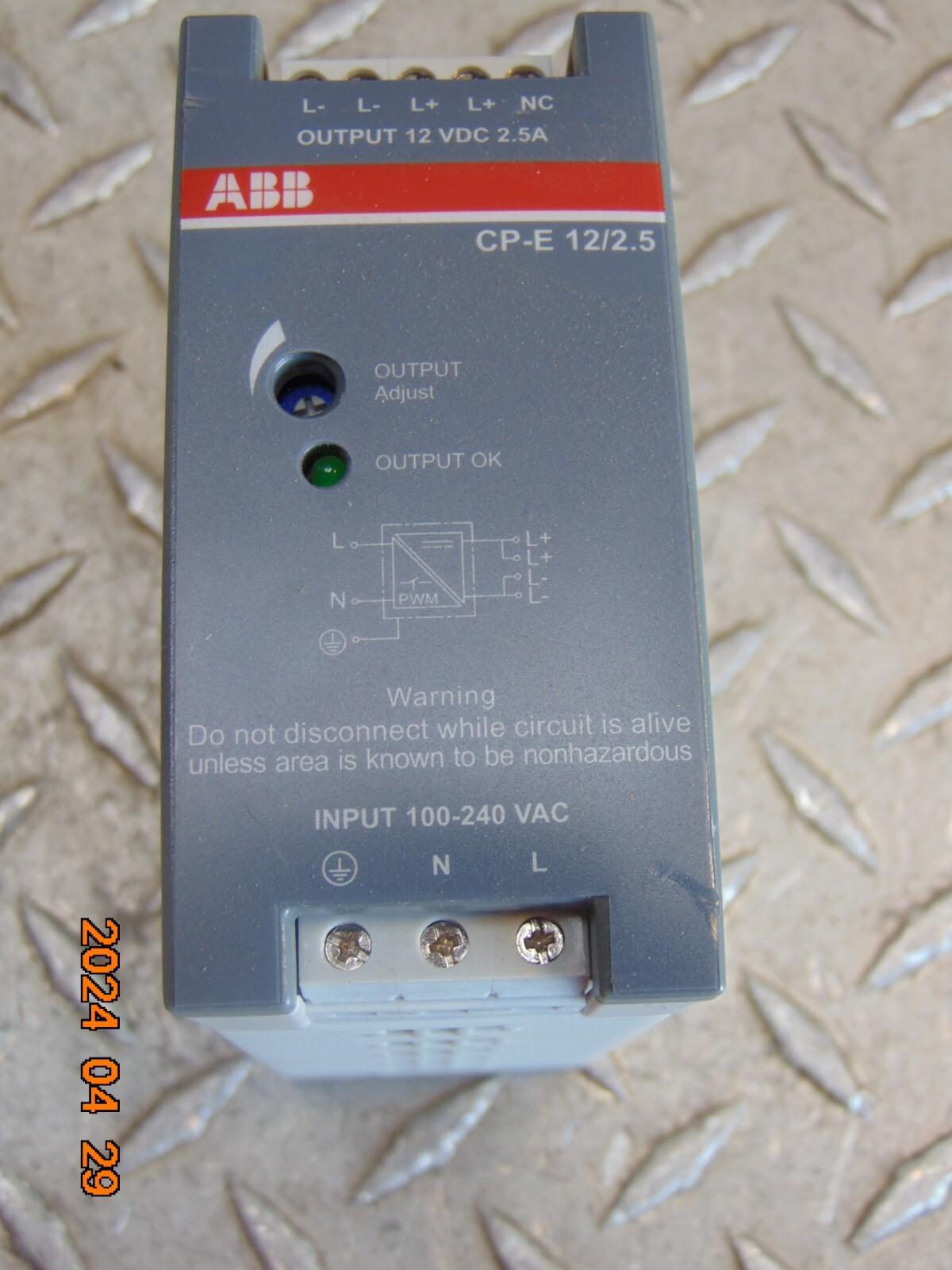 CP-E 12/2.5 SWITCH MODE POWER SUPPLY 1SVR427032R1000