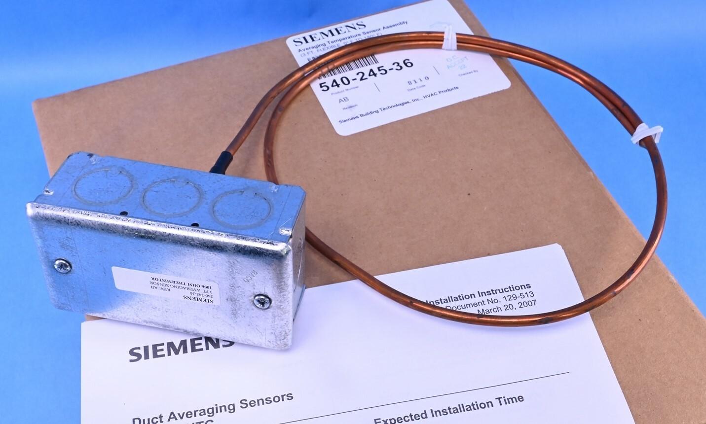 Temperature Sensors NTC 100K OHM TYP2 FLEX AVER DUCT Series 540-245-36