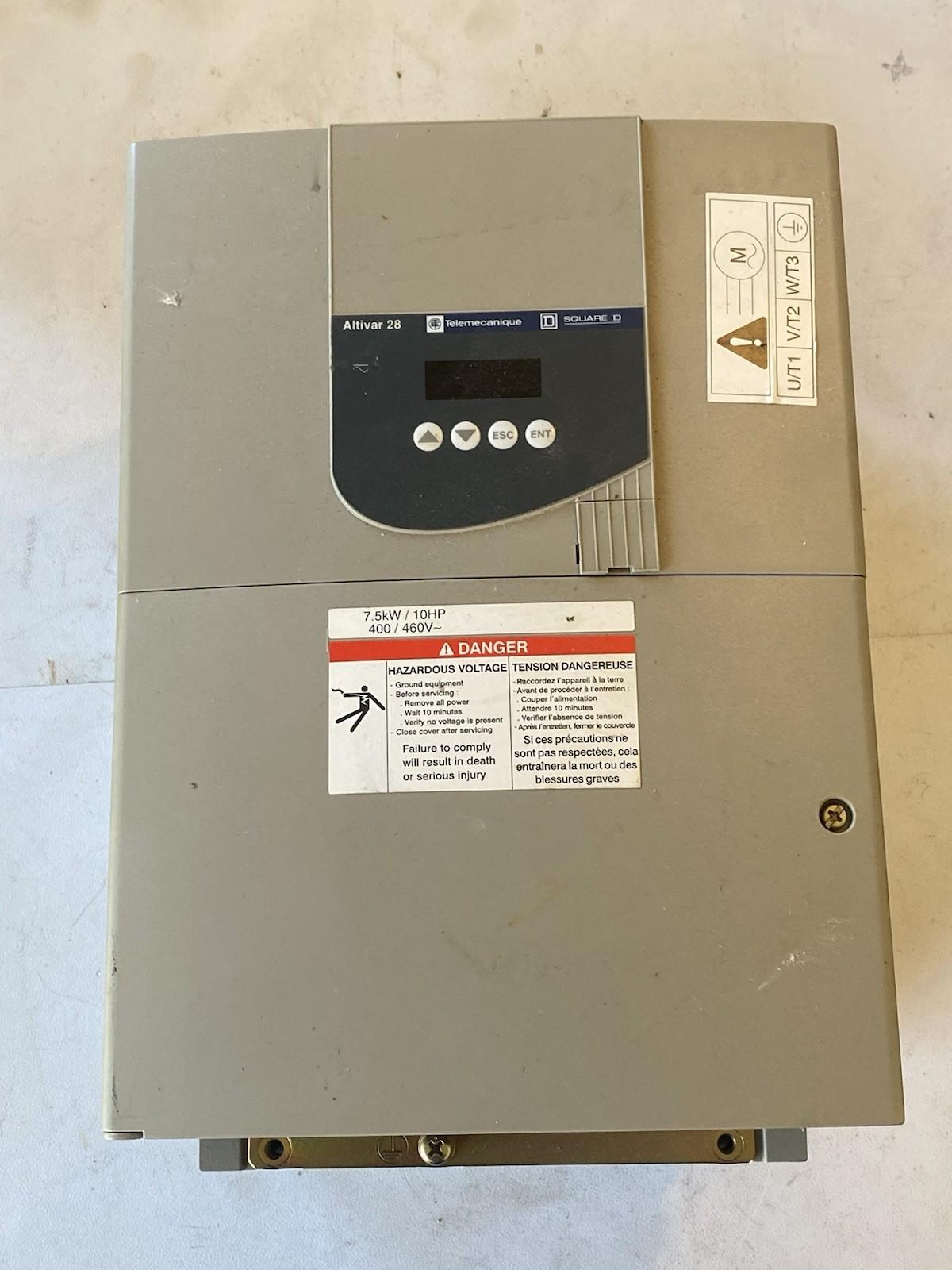 INVERTER ATV28HD12N4 TELEMECANIQUE SQUARE D ALTIVAR 28 10HP