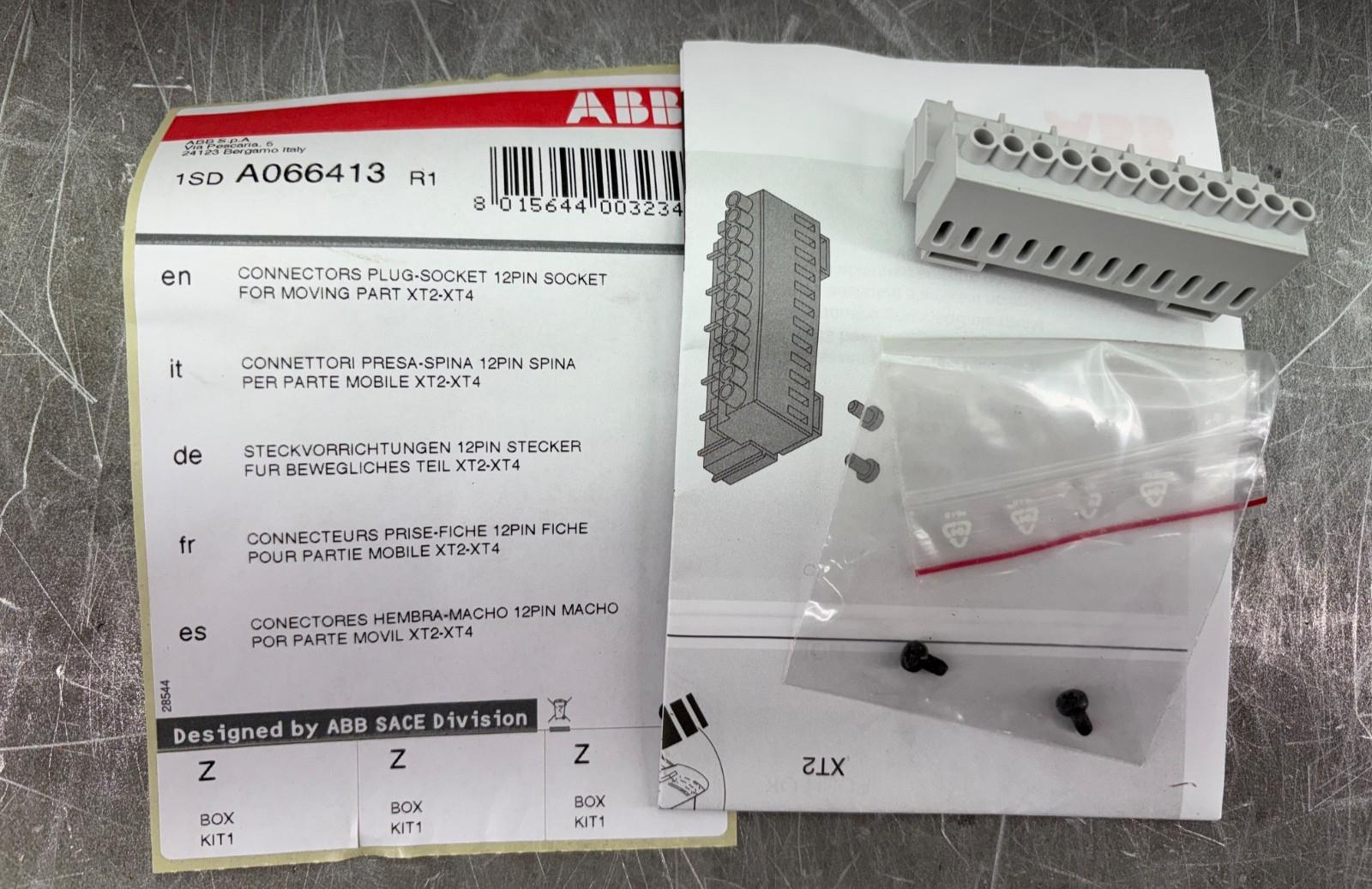 KXTCE12PINMPCON CONNECTORS PLUG-SOCKET 12PIN FOR XT2-XT4 1SDA066413R1