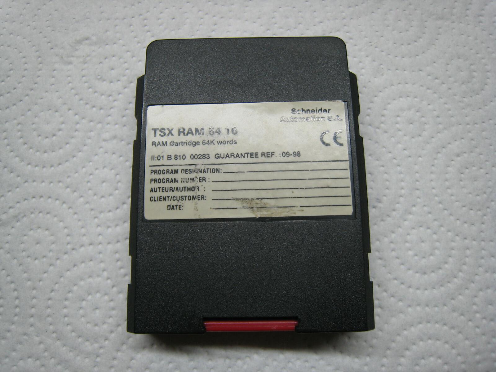 TSX RAM 64 16 TSXRAM6416 MEMORY MODULE CARTRIDGE 64K WORDS