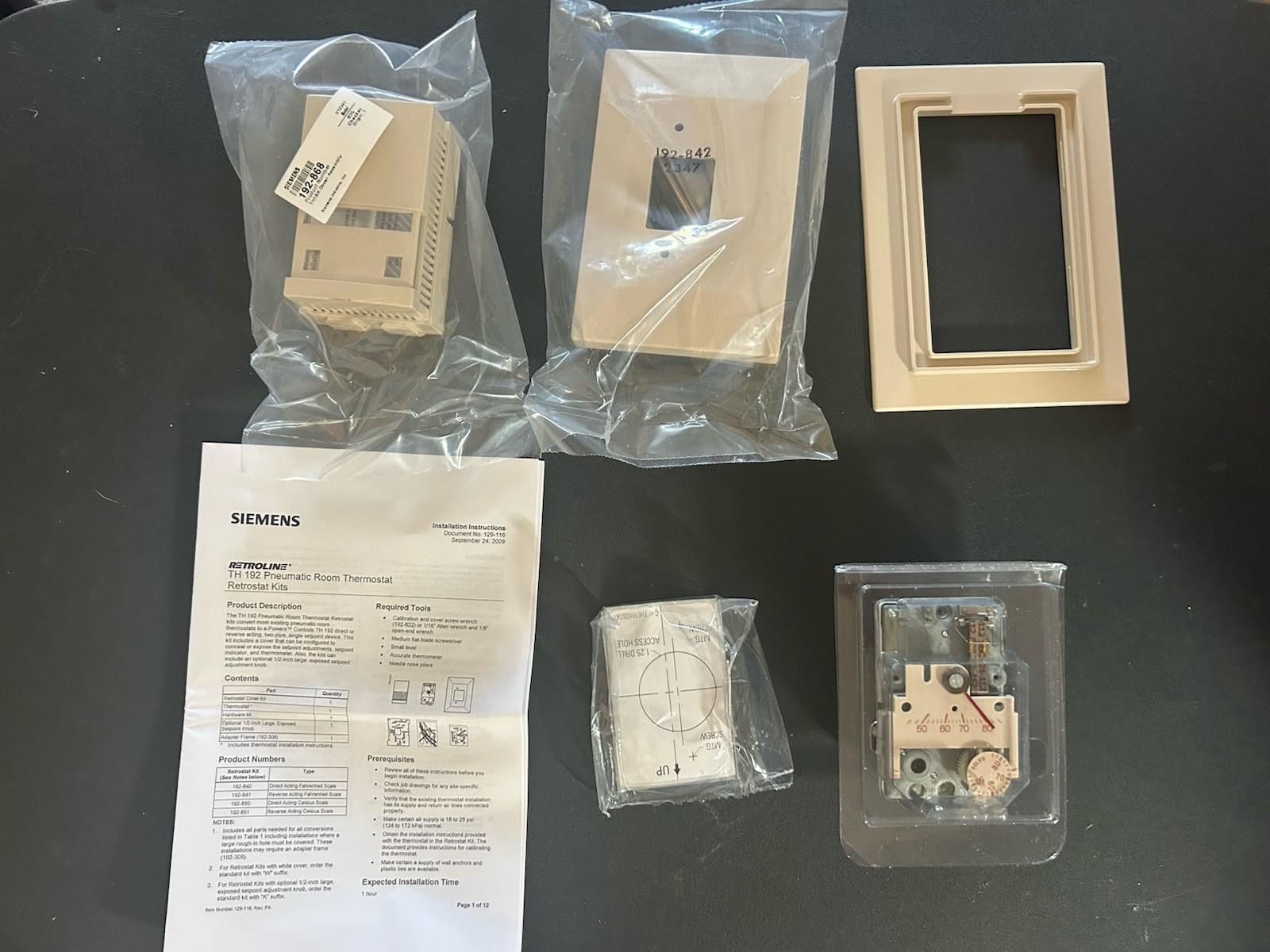 Pneumatic Room Thermostat Kit Retrostat 192-841