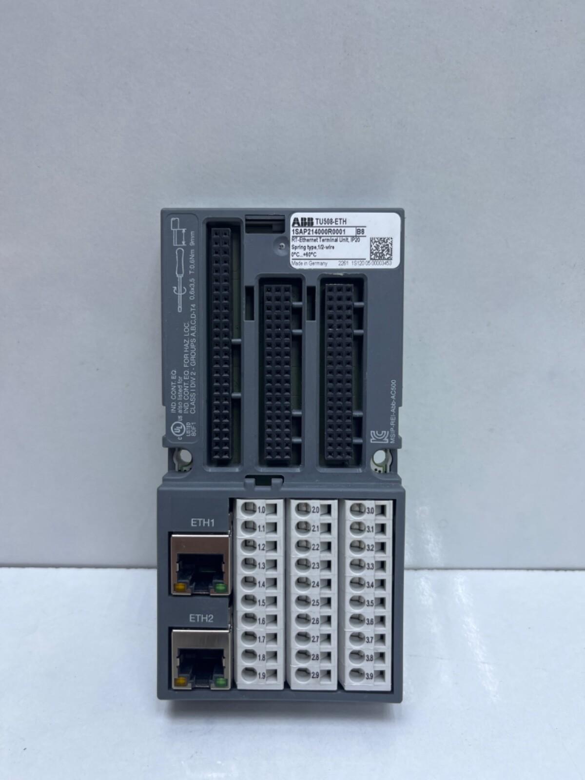 TU508-ETH B8 1SAP214000R0001 RT-ethernet terminal unit