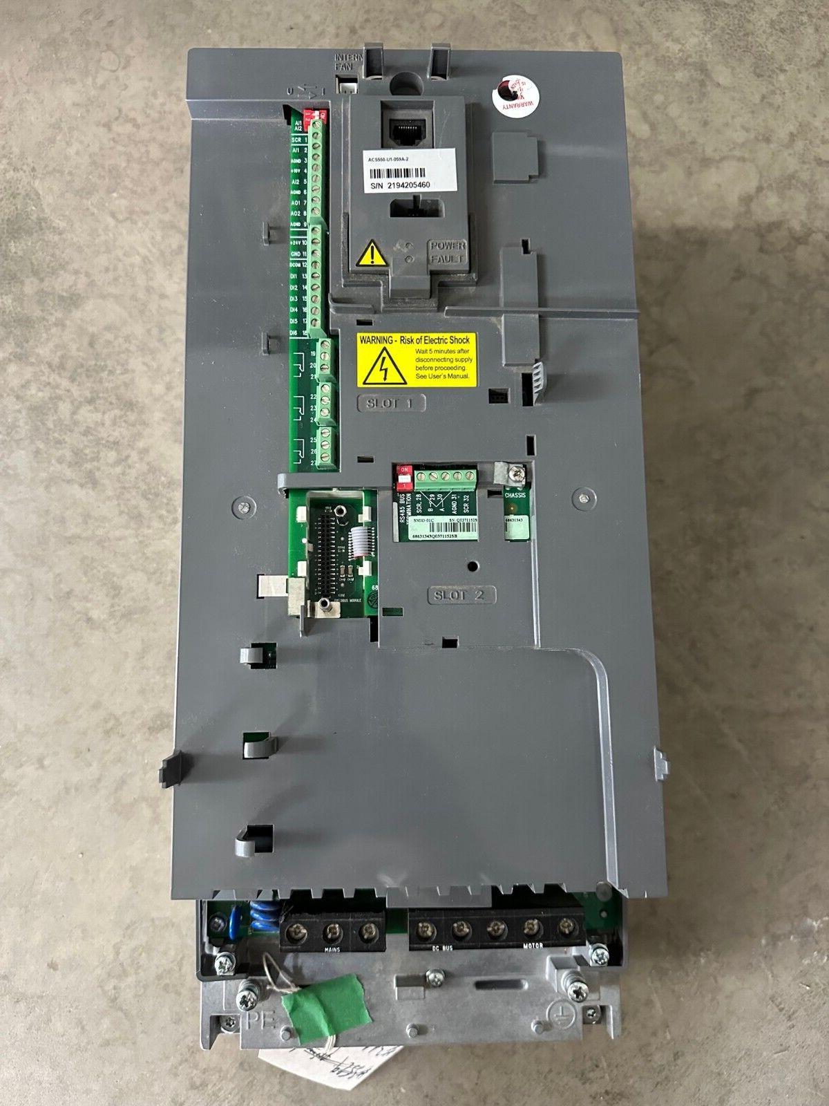 ACS550-U1-059A-2 AC Variable Frequency Drive 15 HP, 46.2 A)